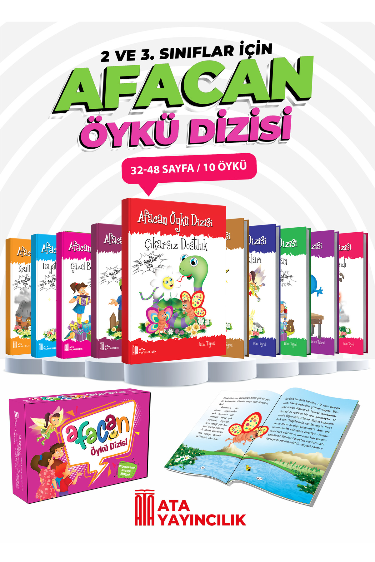 どっちが強い!? 31冊セット【A1〜A29,A31,A63】 Ata Yayıncılık Afacan Öykü Dizisi (1, 2 ve 3. Sınıflar) - Fiyatı