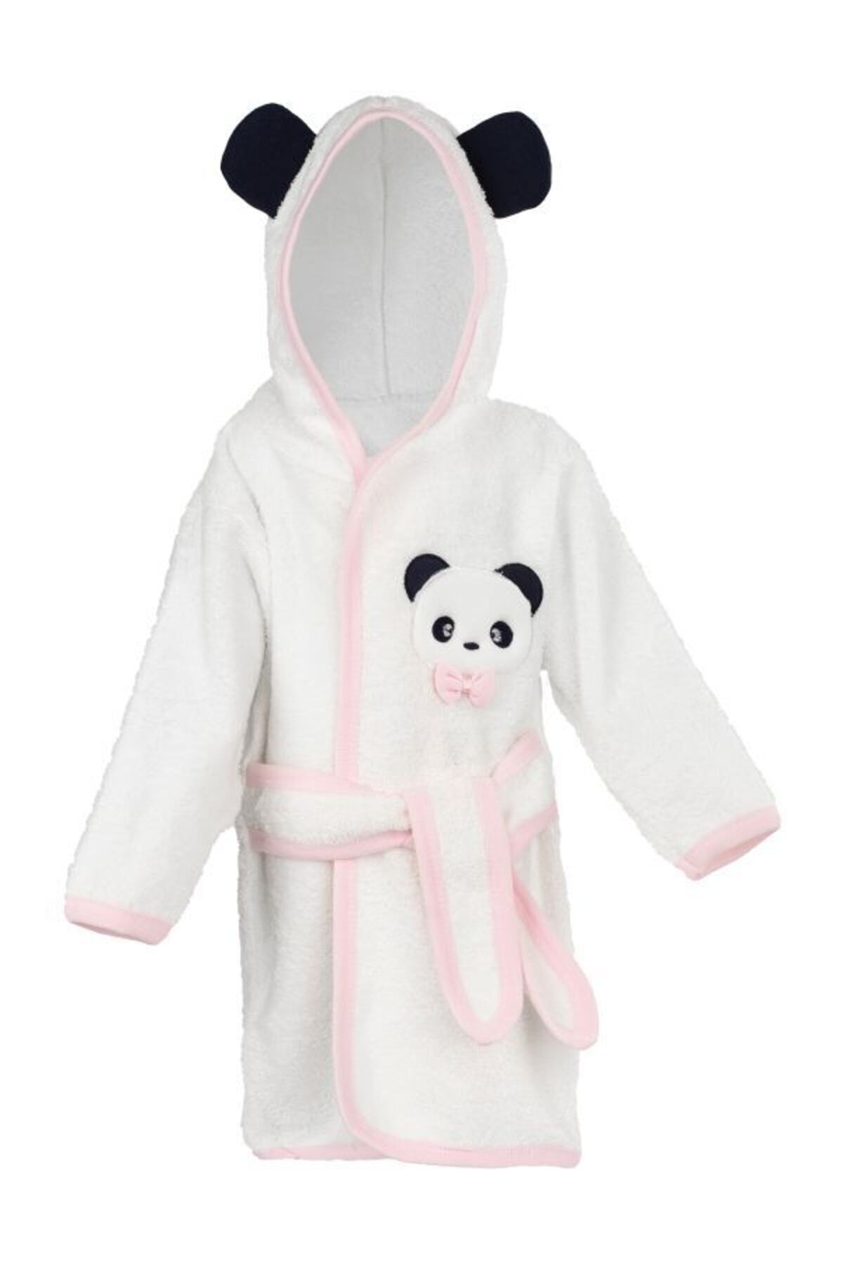 Sarebaby Sevimli Ponçik Bebek Bornoz Takımı Yeni Sezon fotoğrafı 7 (önizleme)