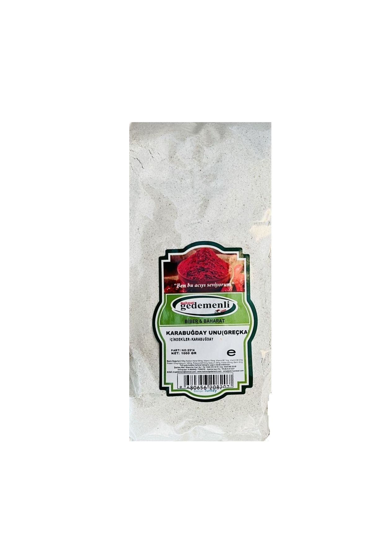 GEDEMENLİ KARABUĞDAY UNU ( GREÇKA) 1000 GR