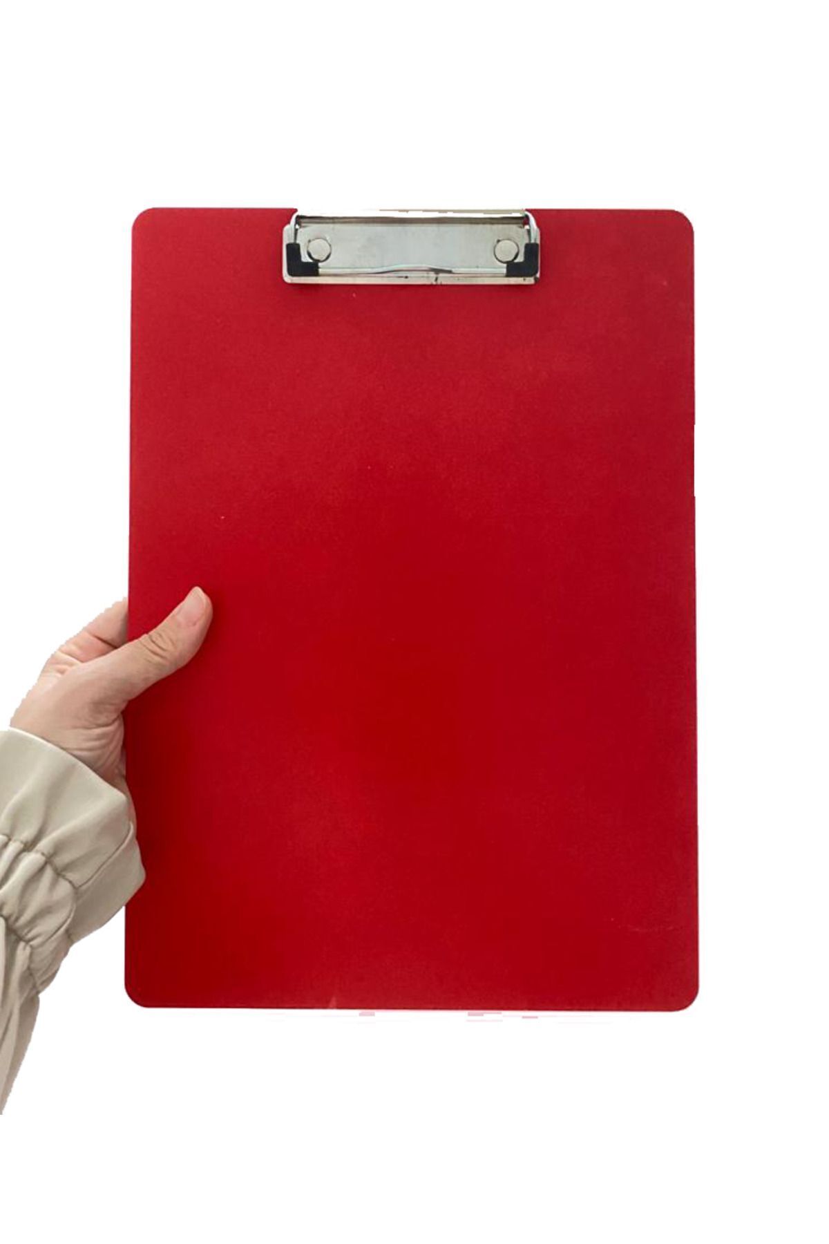 Proton Ahşap Sekreterlik A4 Kapaksız Sekreterlik Sekreter Dosyası Notluk Kırmızı