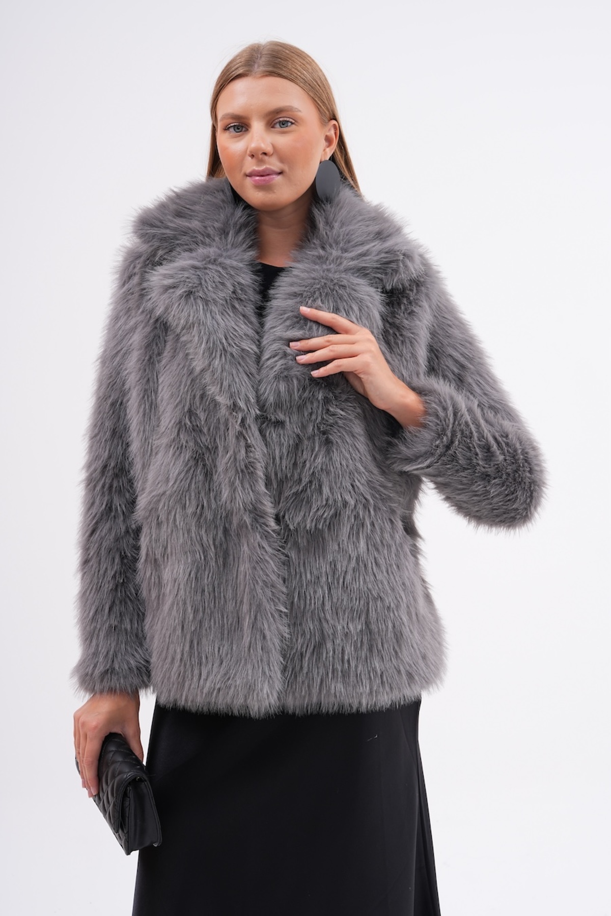 NAVY yakalı kürk ceket - Fiyatı, Yorumları