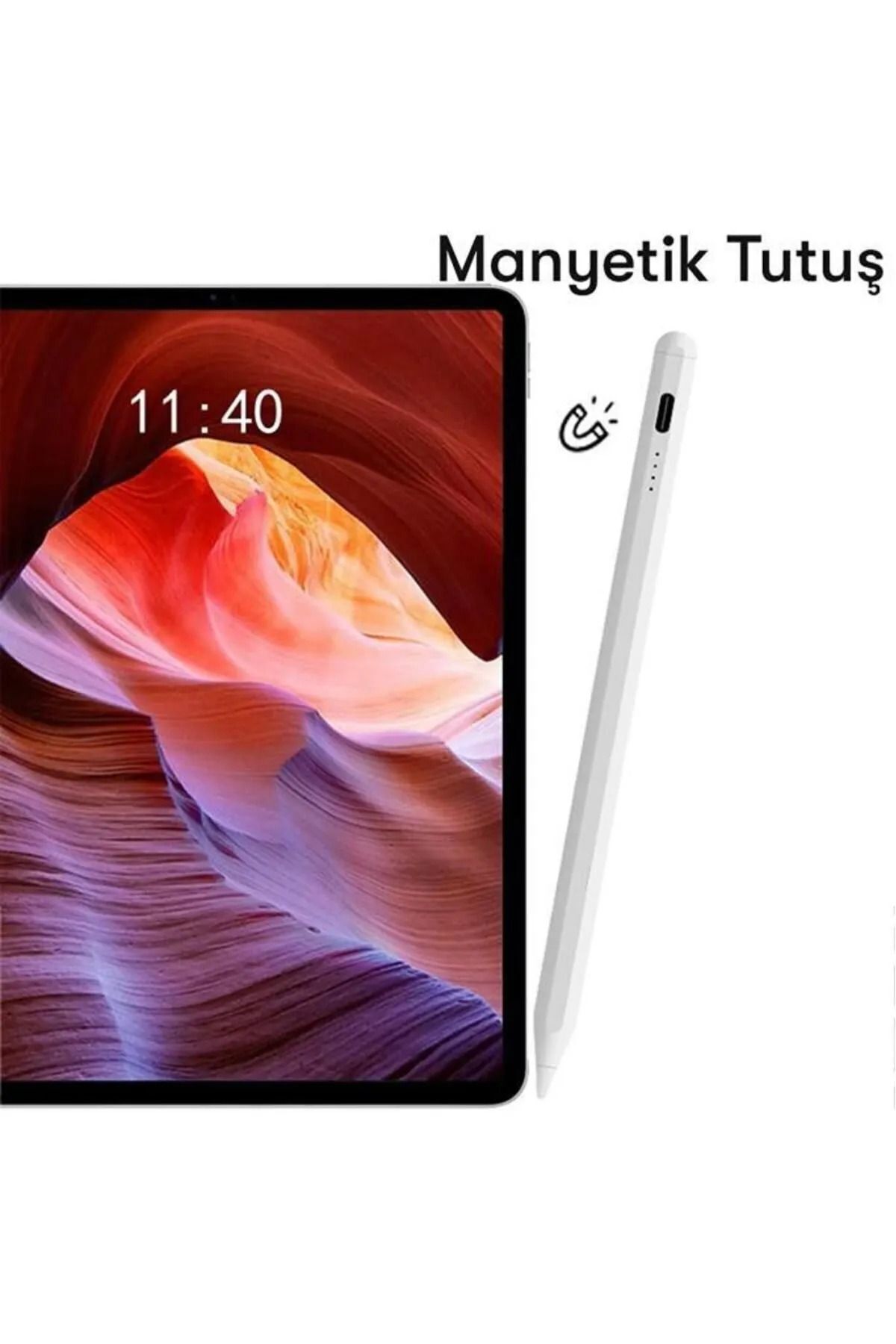P-01 Beyaz Tüm Cihazlarla Uyumlu For Mi Pad Pen Kapasitif Çizim Ve Tasarım Dokunmatik Kalem 3