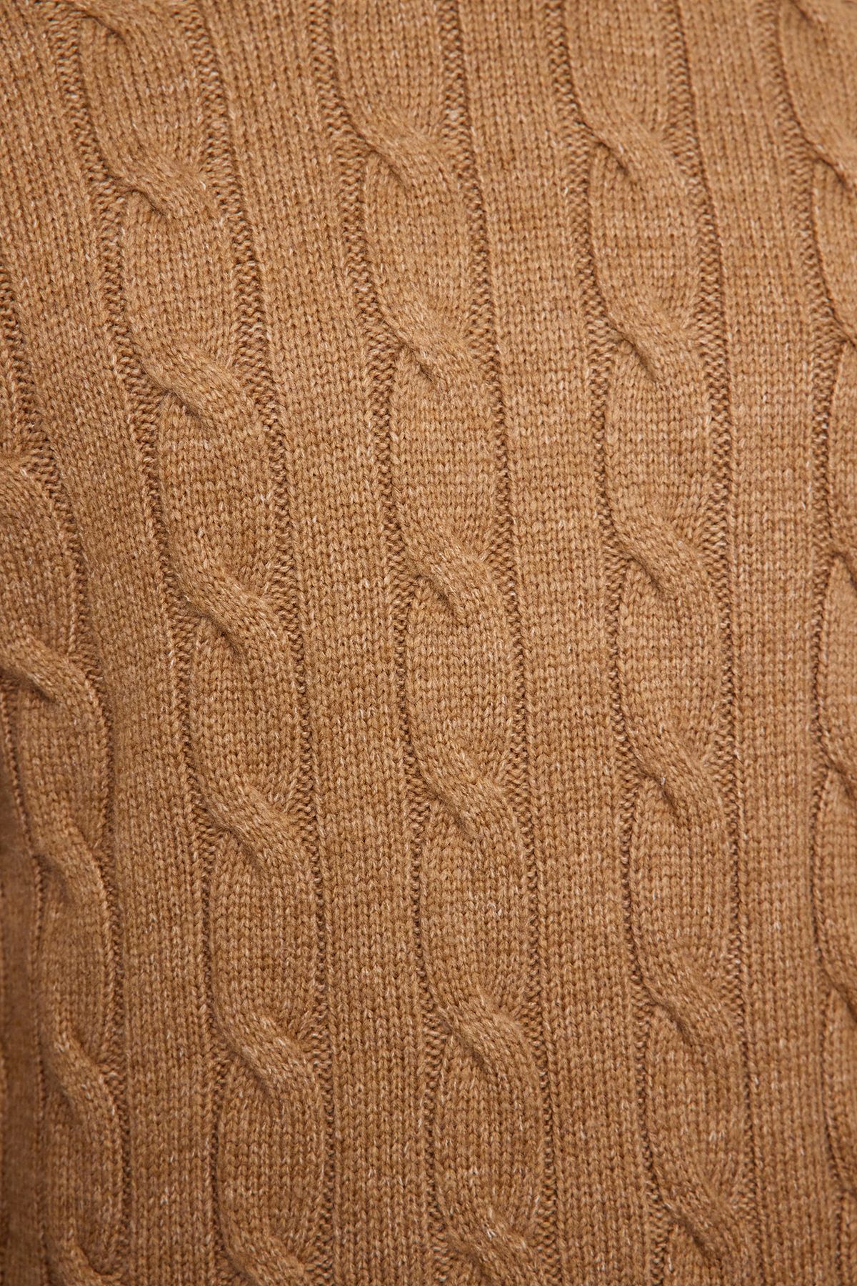 Trendyol Collection-Πλεκτό πουλόβερ Unisex Camel Hair - Crew Neck, Ζευγάρι Μοντέλο TMNAW25KZ00005 5