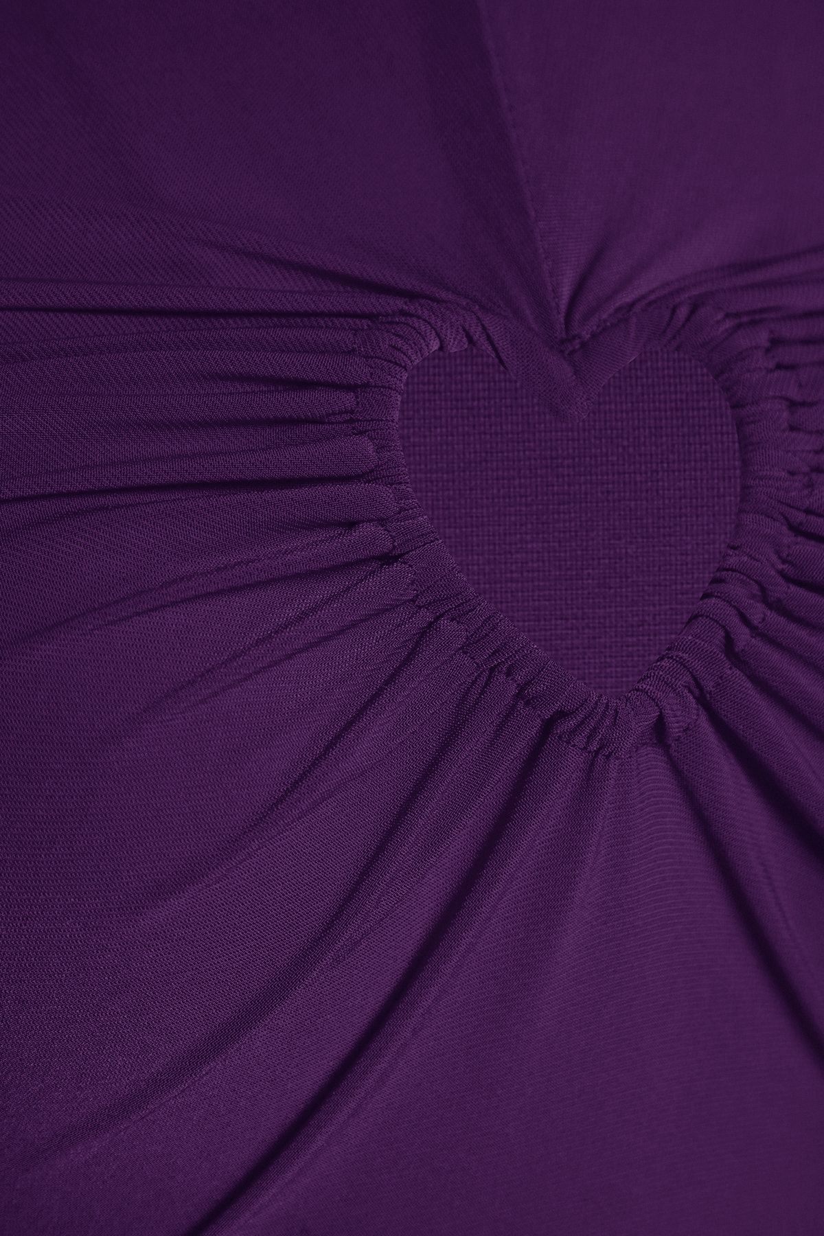 Trendyol Collection-Purple Knitted - Cut Out Detailed Heart Window Body Tpraw23bd00059 7