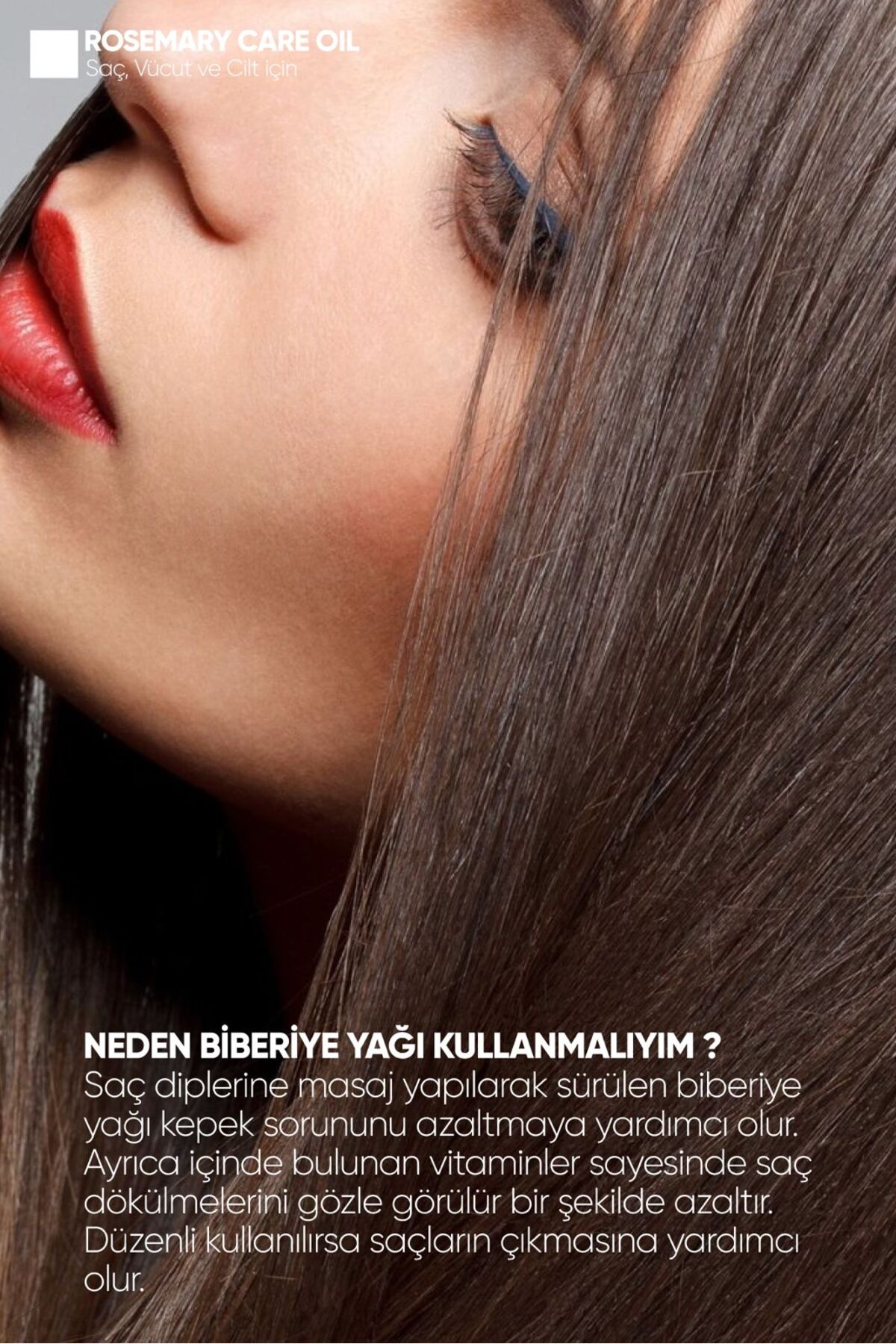 Biberiye Saç Yağı Complexi | Biotin, Hint Yağı, Vitamin E 50 ML — BSBA1 — تصویر 6 از 6