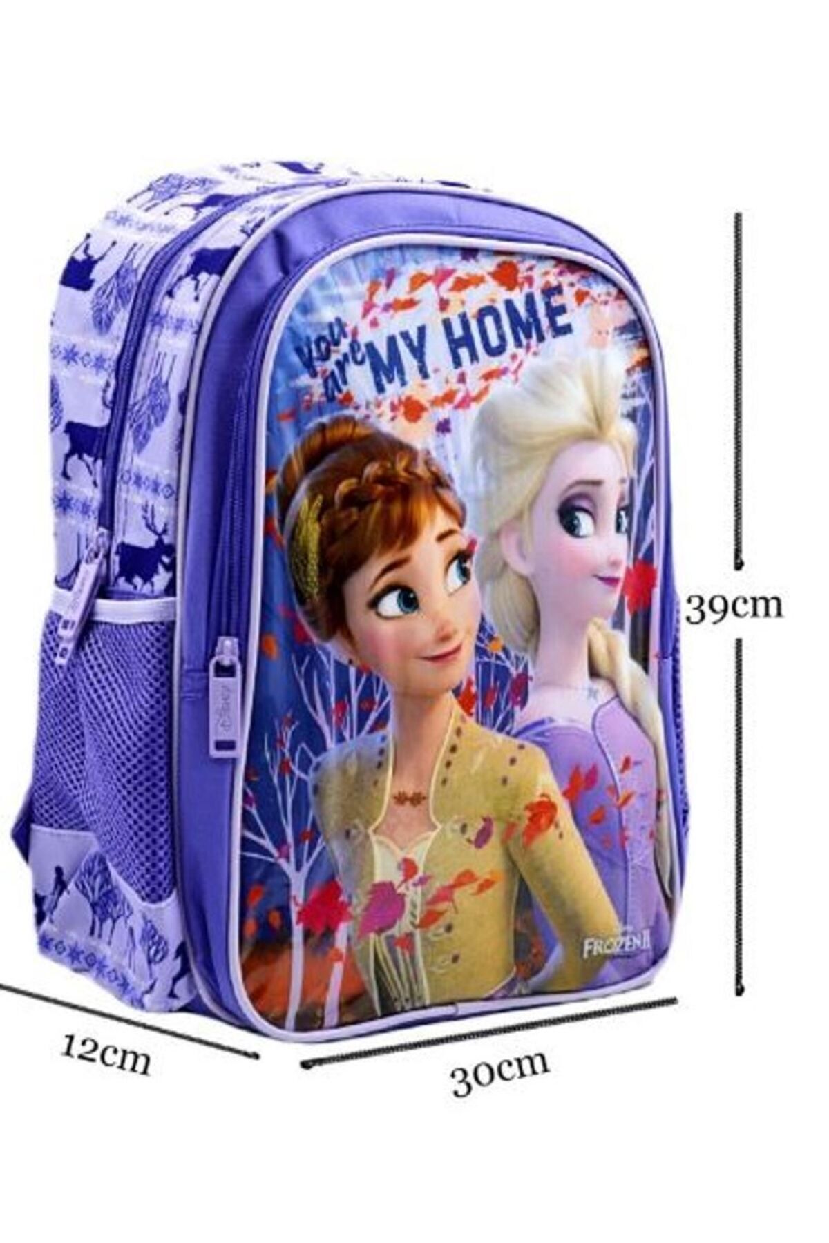 کیف مدرسه زنانه FROCX DISNEY FROZEN II دارای مجوز ابتدایی 2 محفظه Frozen