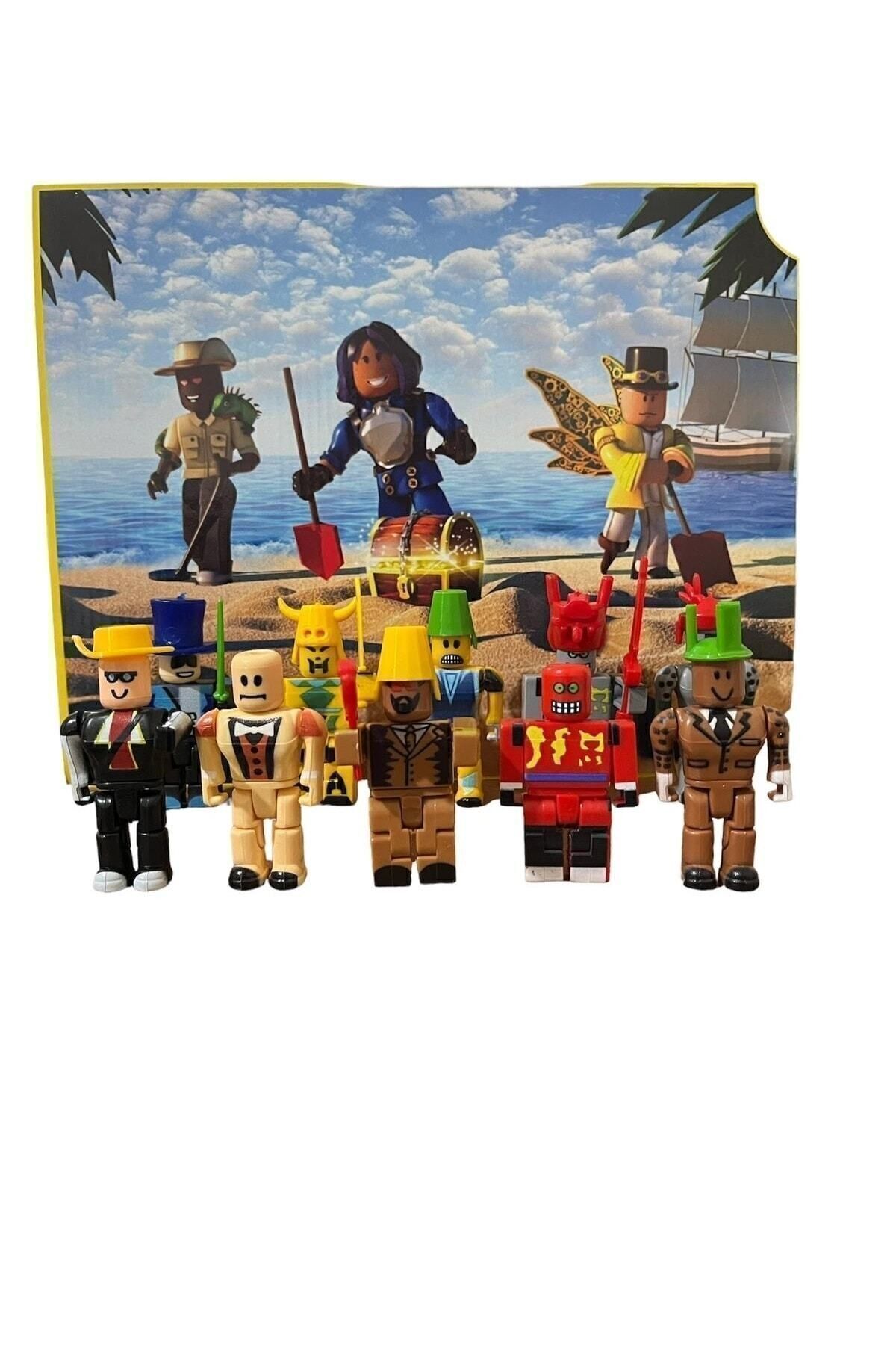 JOYFUL CHİLD-Roblox Toy Figures Big Set Figure Set Mega Set of 10 3