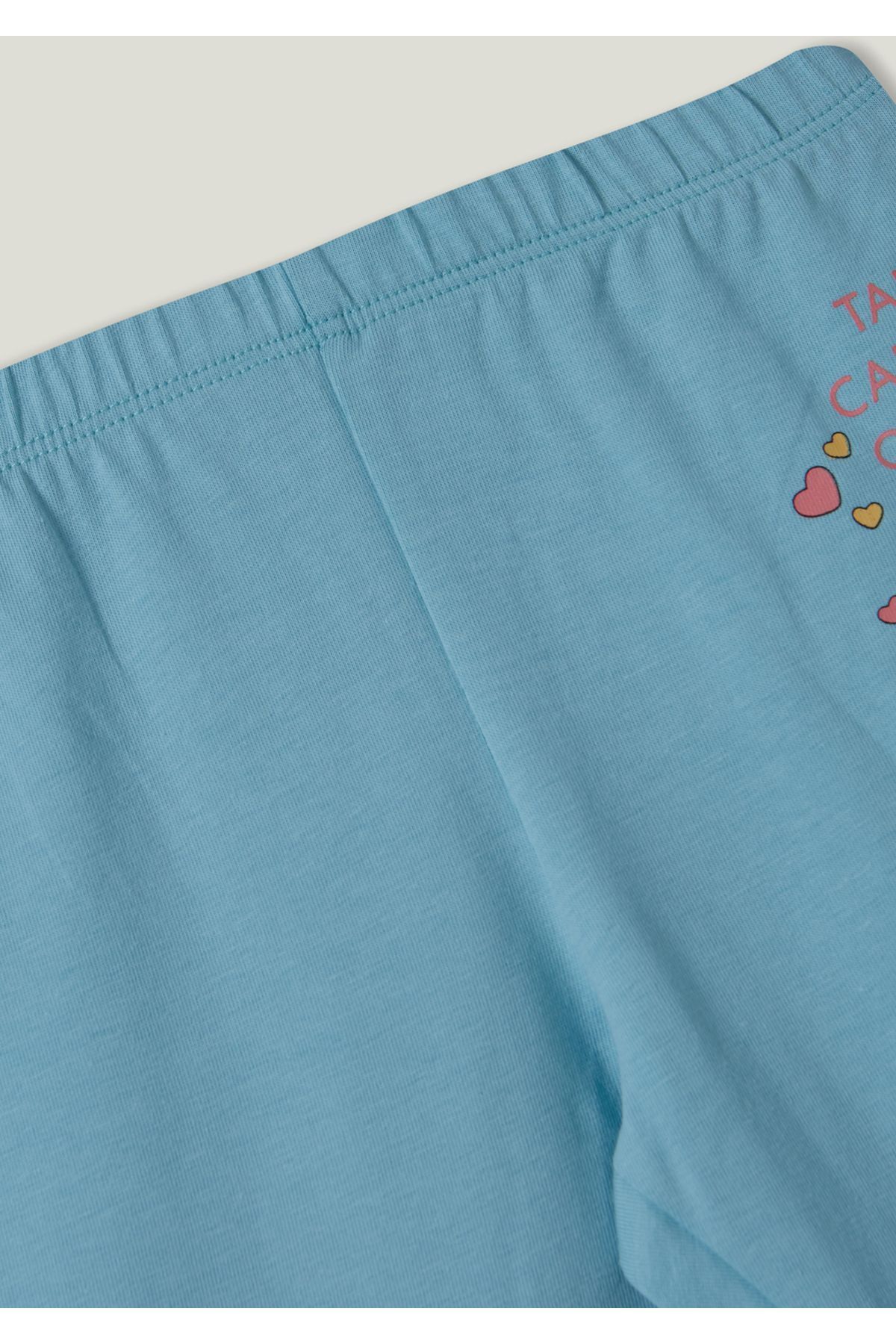 United Colors of Benetton-Dziewczęce spodnie dresowe w kolorze wodno-zielonym 2