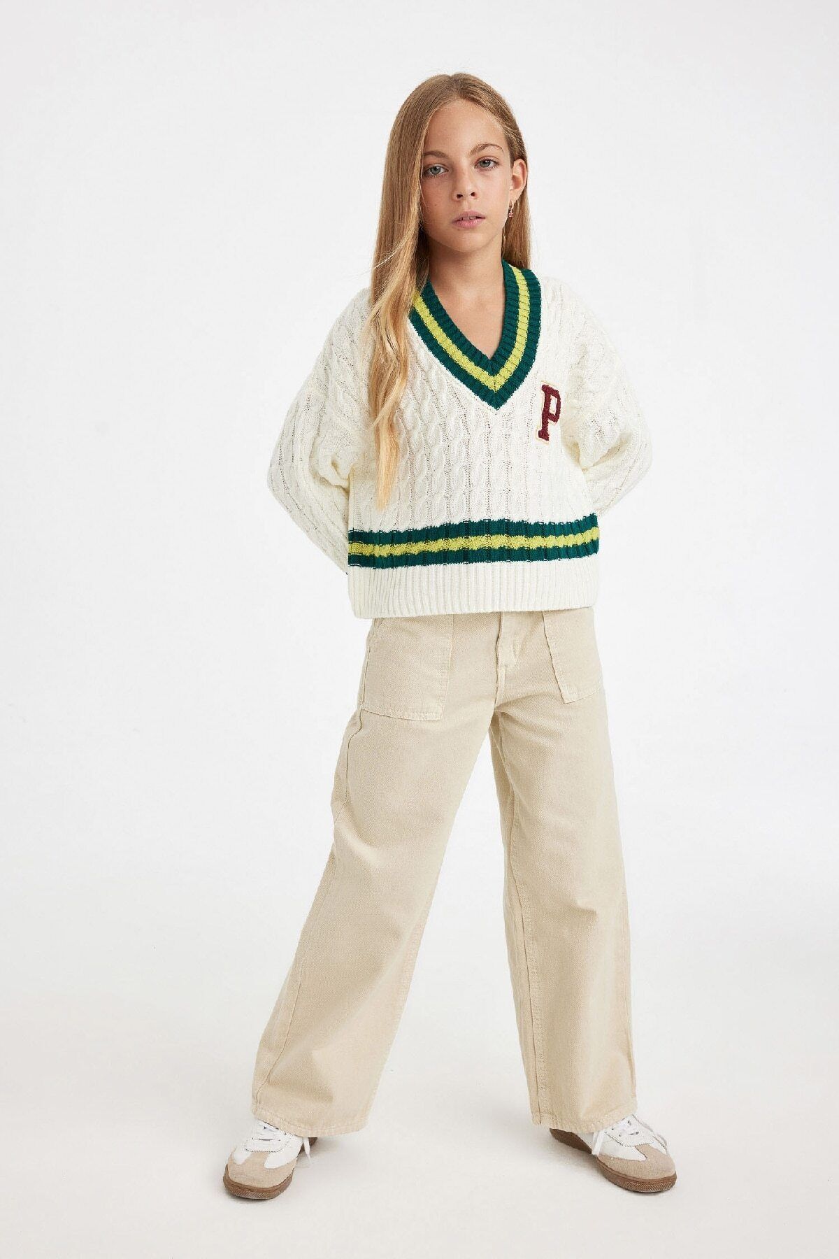 بافت و پلیور دخترانه برند دفاکتو Defacto اصل C9669A824WN - تصویر 2