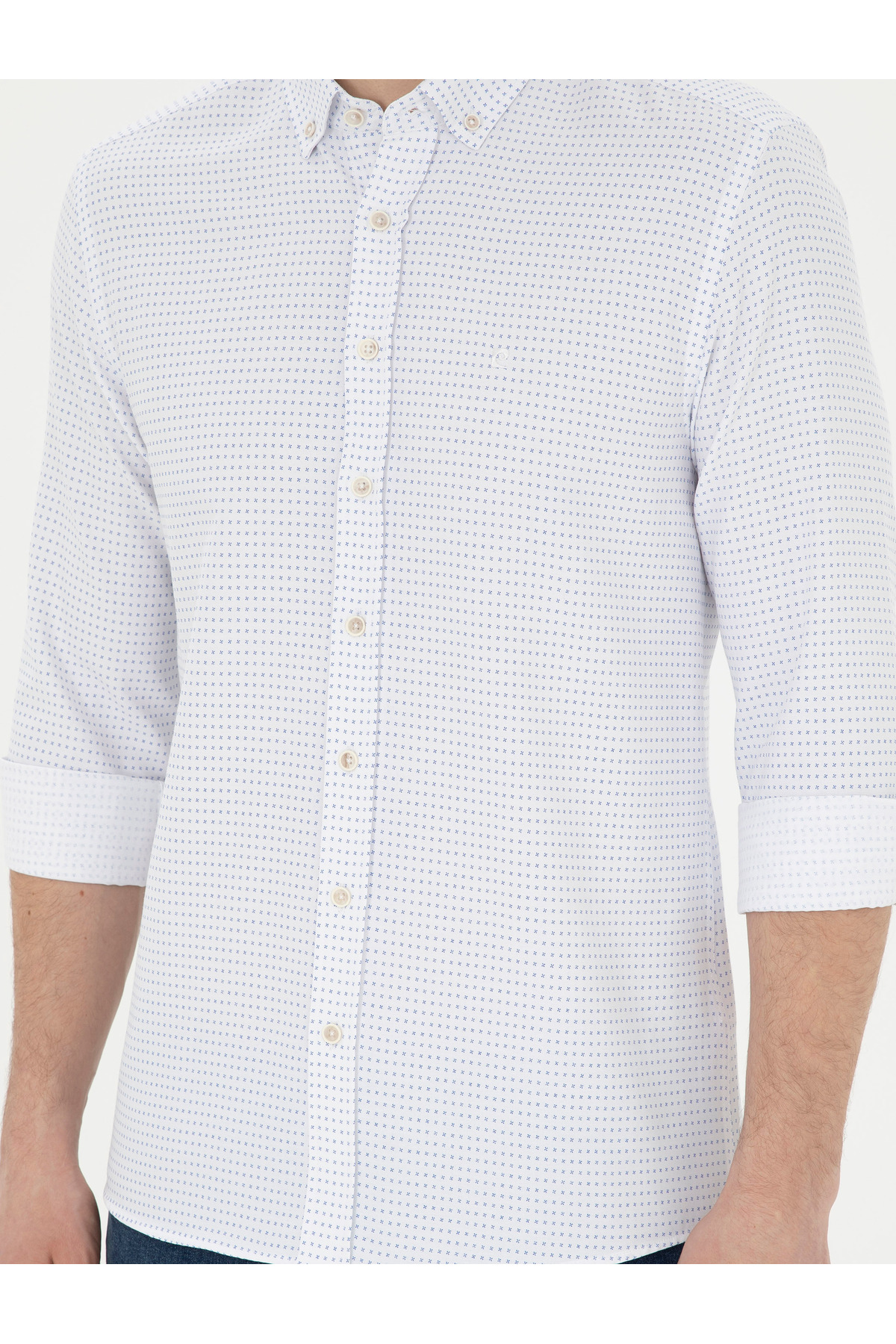 پیراهن مردانه پیر کاردین | 50289388-VR045 Pierre Cardin - Image 6