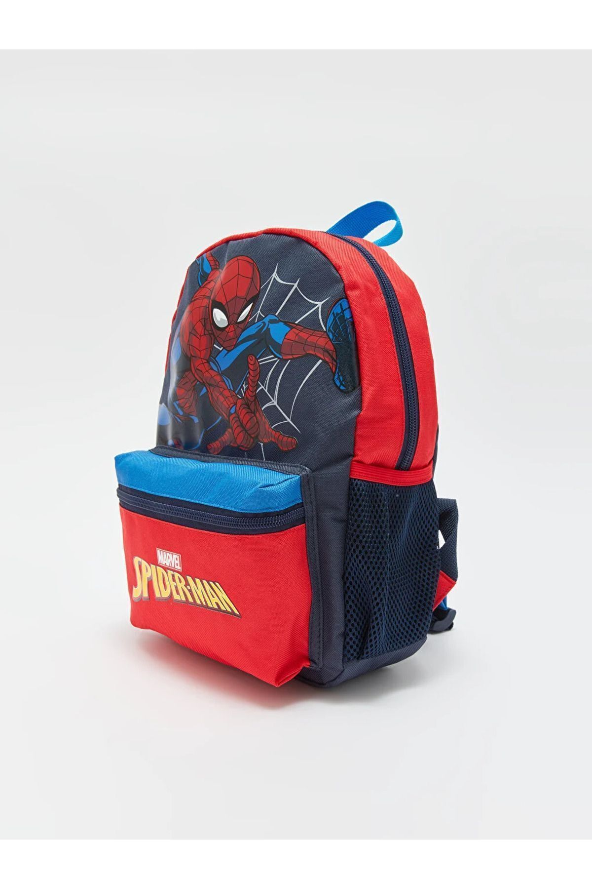 کیف مدرسه آبی پسرانه و بچگانه کوله پشتی پسران طرح دار Spiderman LC Waikiki