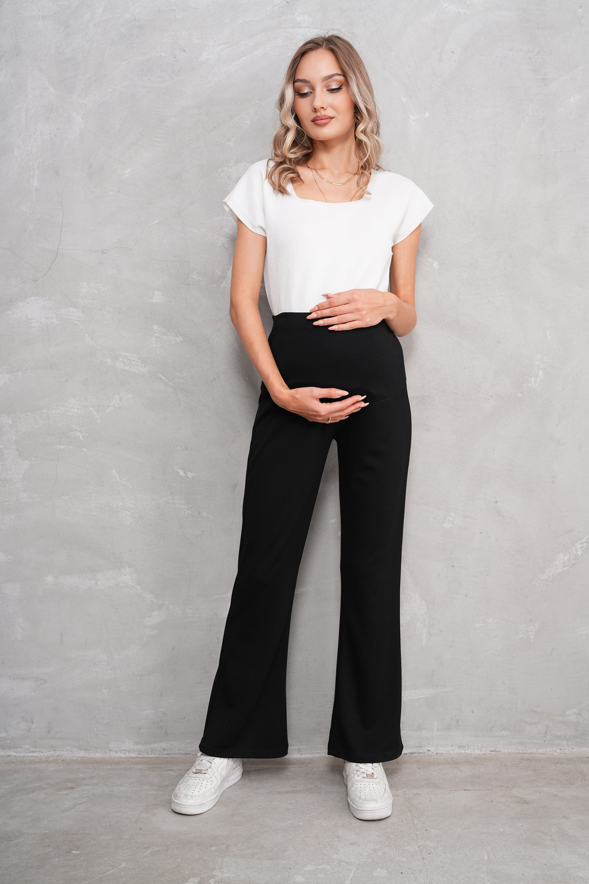 Miss Dünya Lissa Hamile ve Lohusa Bel Ayarlanabilir Modal Kumaş Eşofman Altı fotoğrafı 4 (önizleme)