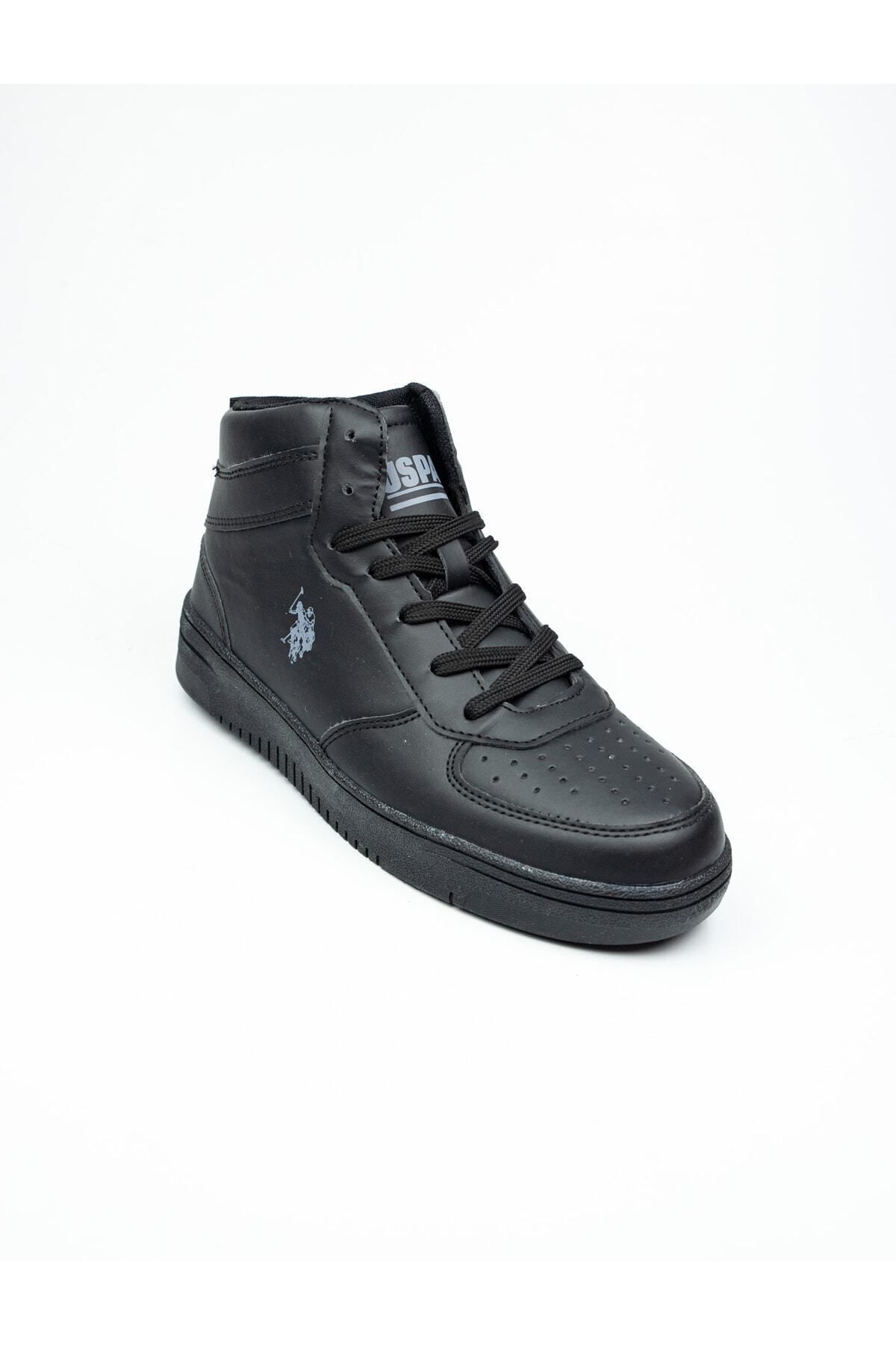 کفش کتانی مردانه پولو اسن 101318110 Aristo Hi Black U.S. Polo Assn.