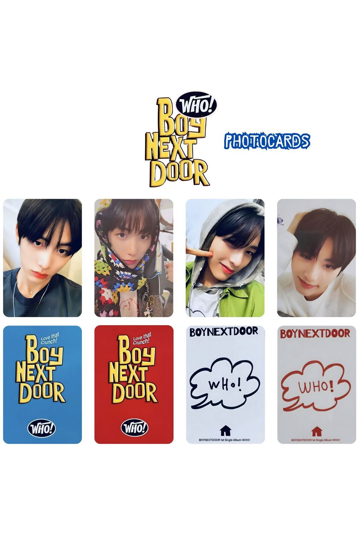 Kpop Dünyasi BOYNEXTDOOR Taesan '' Who '' Photocards Set - Fiyatı