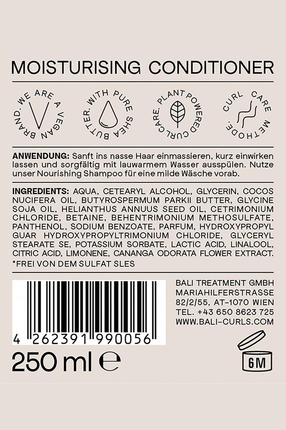 Bali Curls-Moisturizing Conditioner 250ml 2