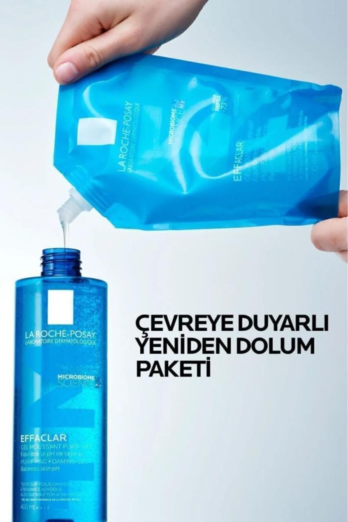 Effaclar Gel Refill Package 400 ml تونیک سفت کننده منافذ 200 ml La Roche Posay