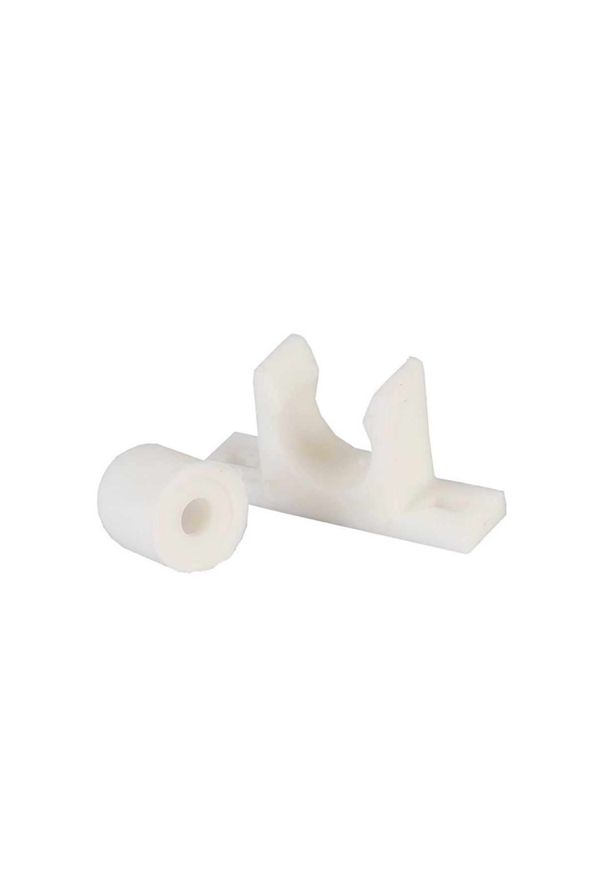 ALMITAL Închidere Cu Clapetă Pentru Dulap Din Plastic Alb - Pachet De 10 Bucăți - One Size