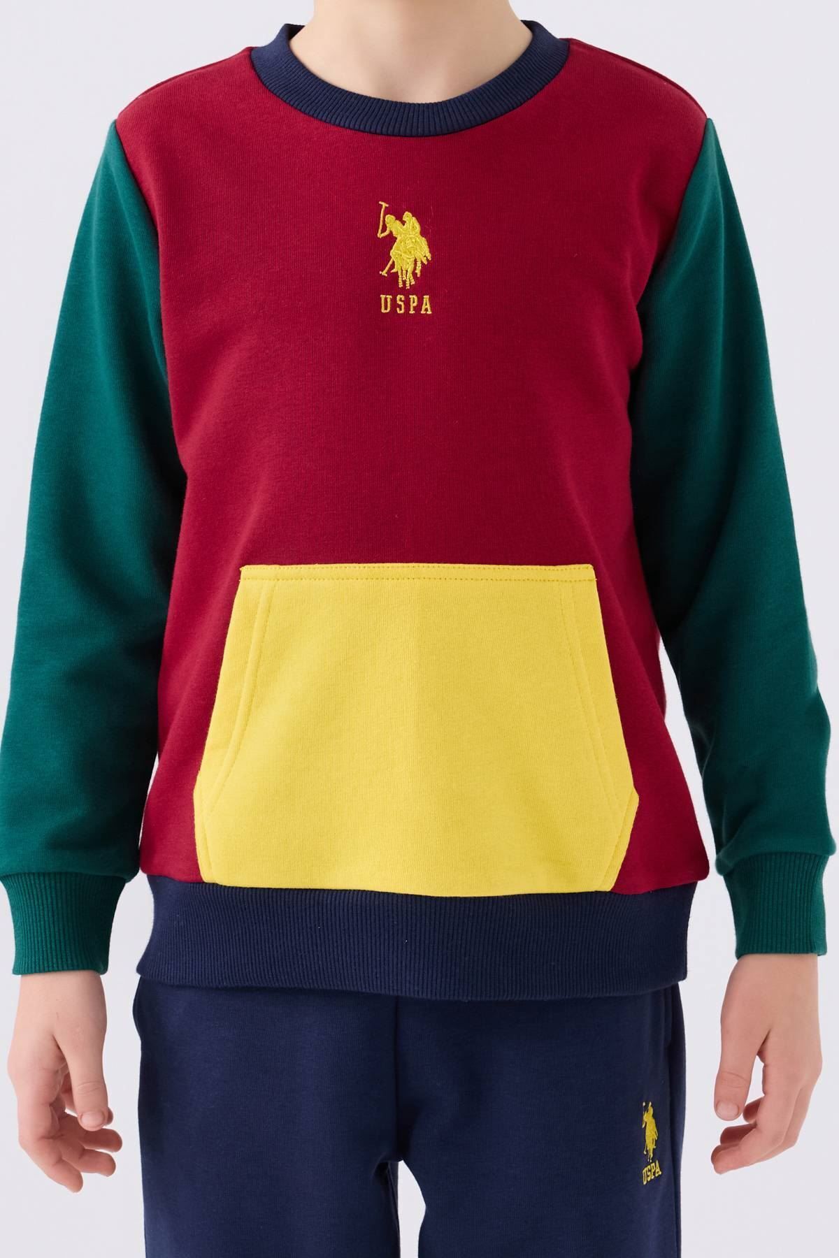 Burgundy polo sweatsuit clearance