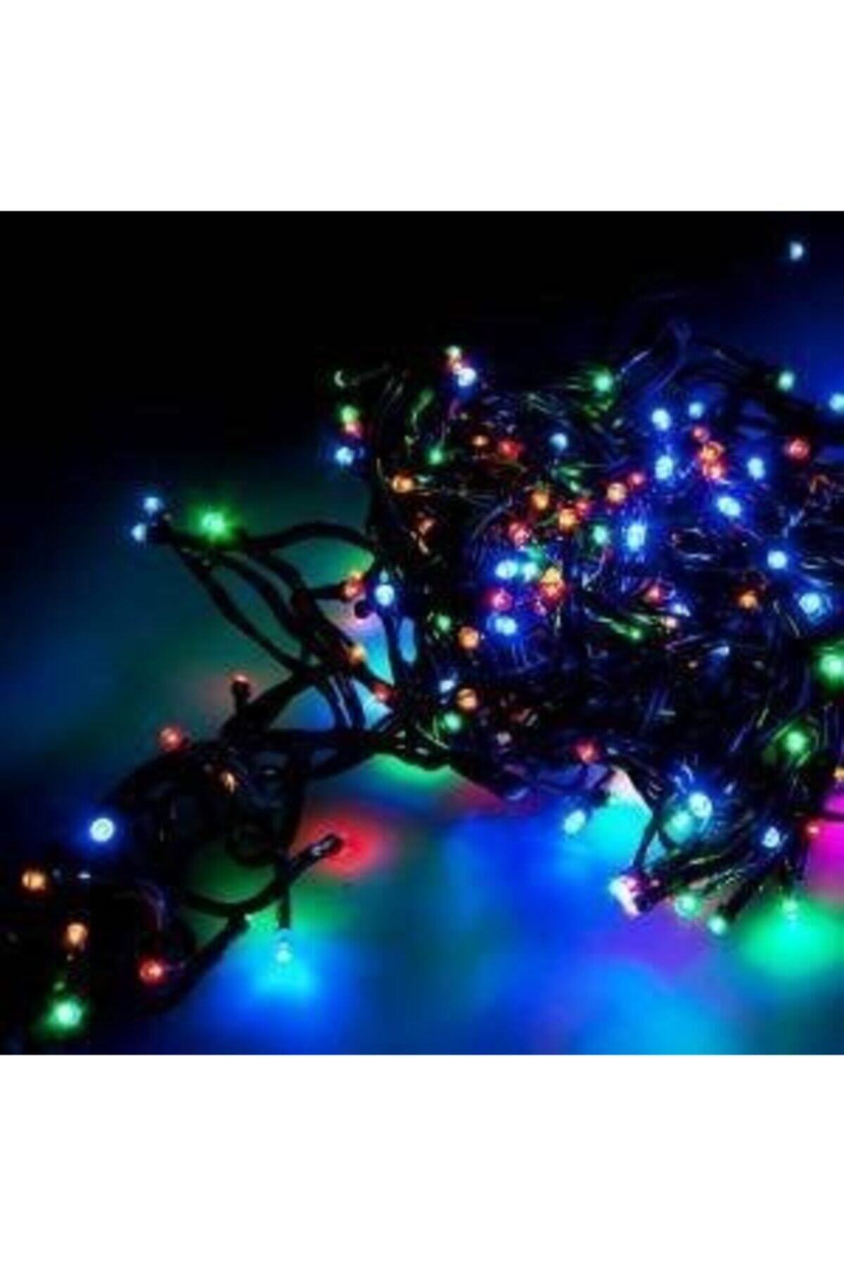 Pazarız 10 Metre 100 Led Yılbaşı Süslemesi Led Işık - Karışık Renkli 2