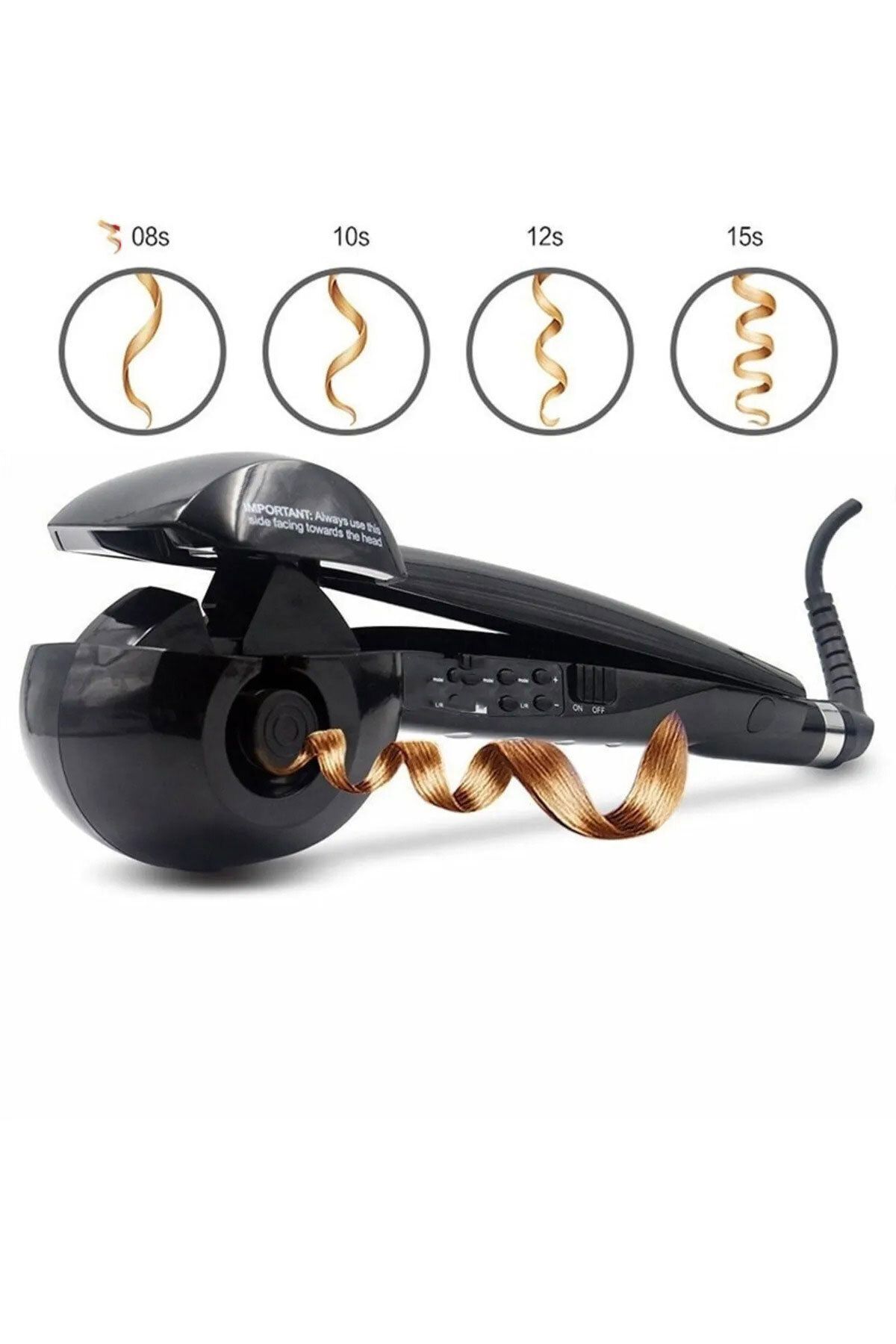 pazariz Saç Kıvırma Makinesi Pro Perfect Curl Otomatik Saç Bukle