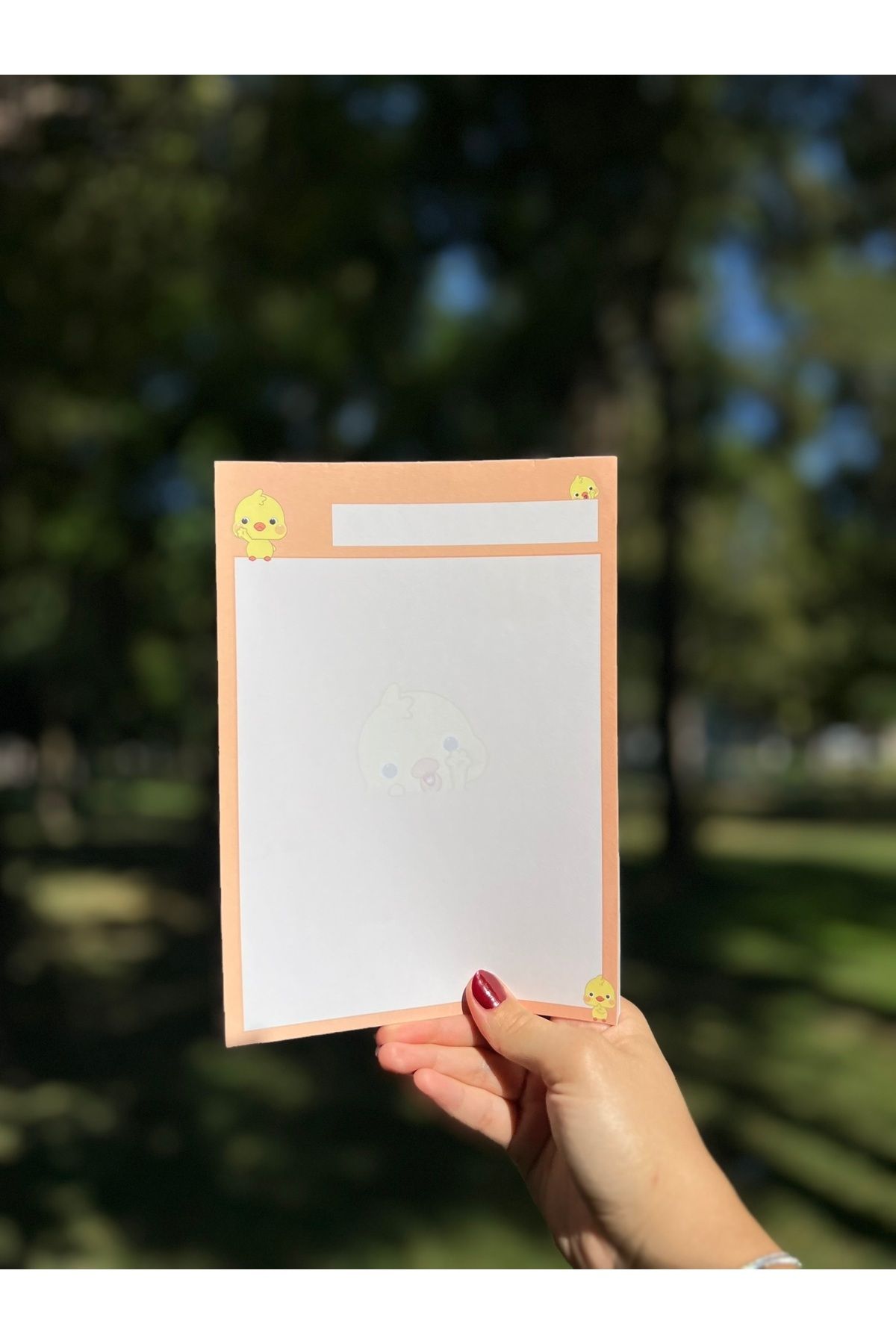 Mirya Notes-Chick Patterned A5 Notepad - Notepad 3