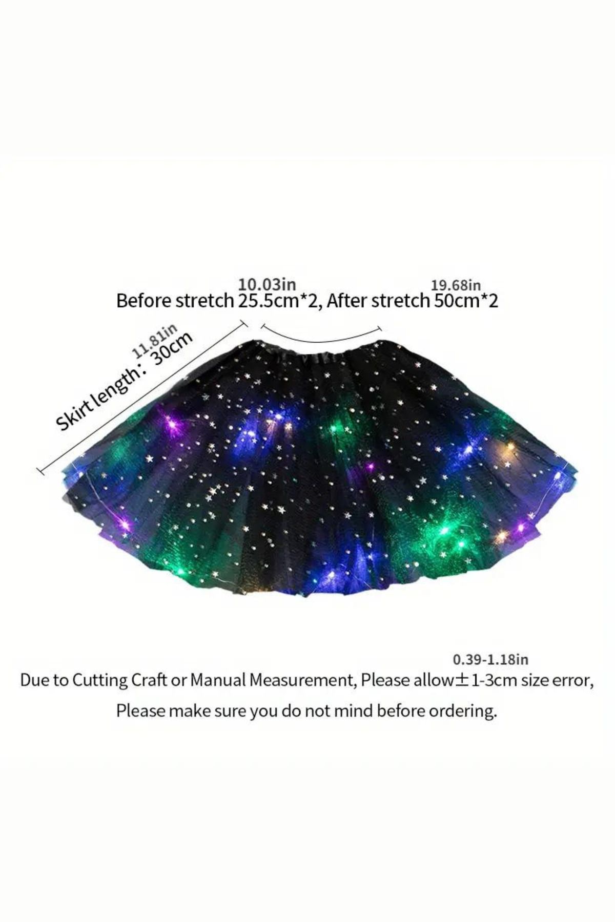 Miss Lana-Mi̇ss Lana Led Lighted Short Skirt - Glowing Princess, Ballet Stage, Dance 6