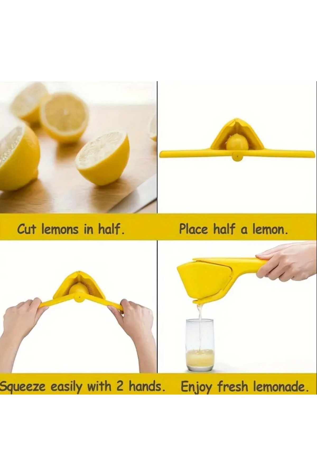 SYNOPE-Easy-To-Use All-Squeeze Waste-Free Seedless Practical Lemon Orange Juicer Tool 3
