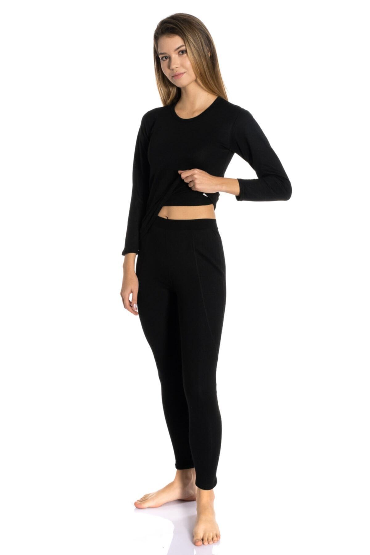 bejamonti chocolate baby kids Thermal Uzun Kol Takım (siyah) fotoğrafı 3 (önizleme)