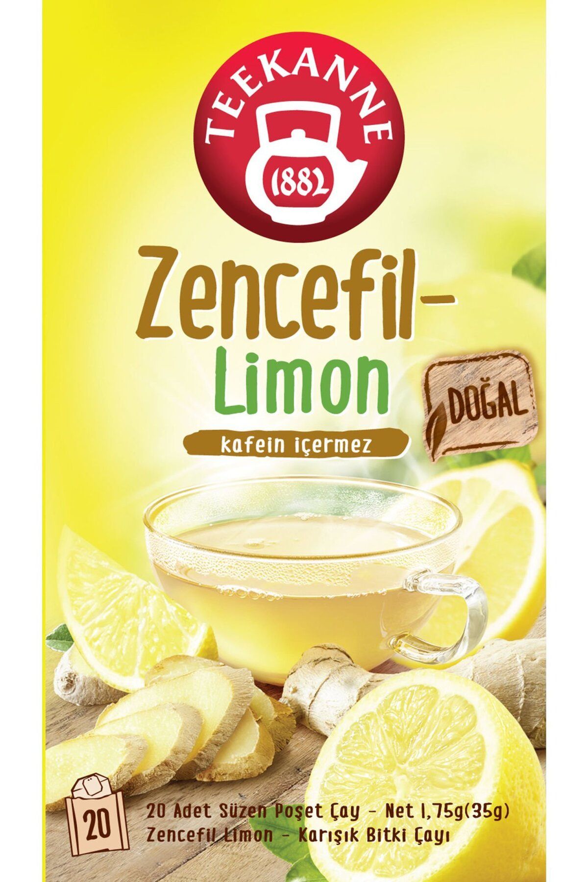 teekanne Zencefil Limon - Karışık Bitki Çayı 20'li