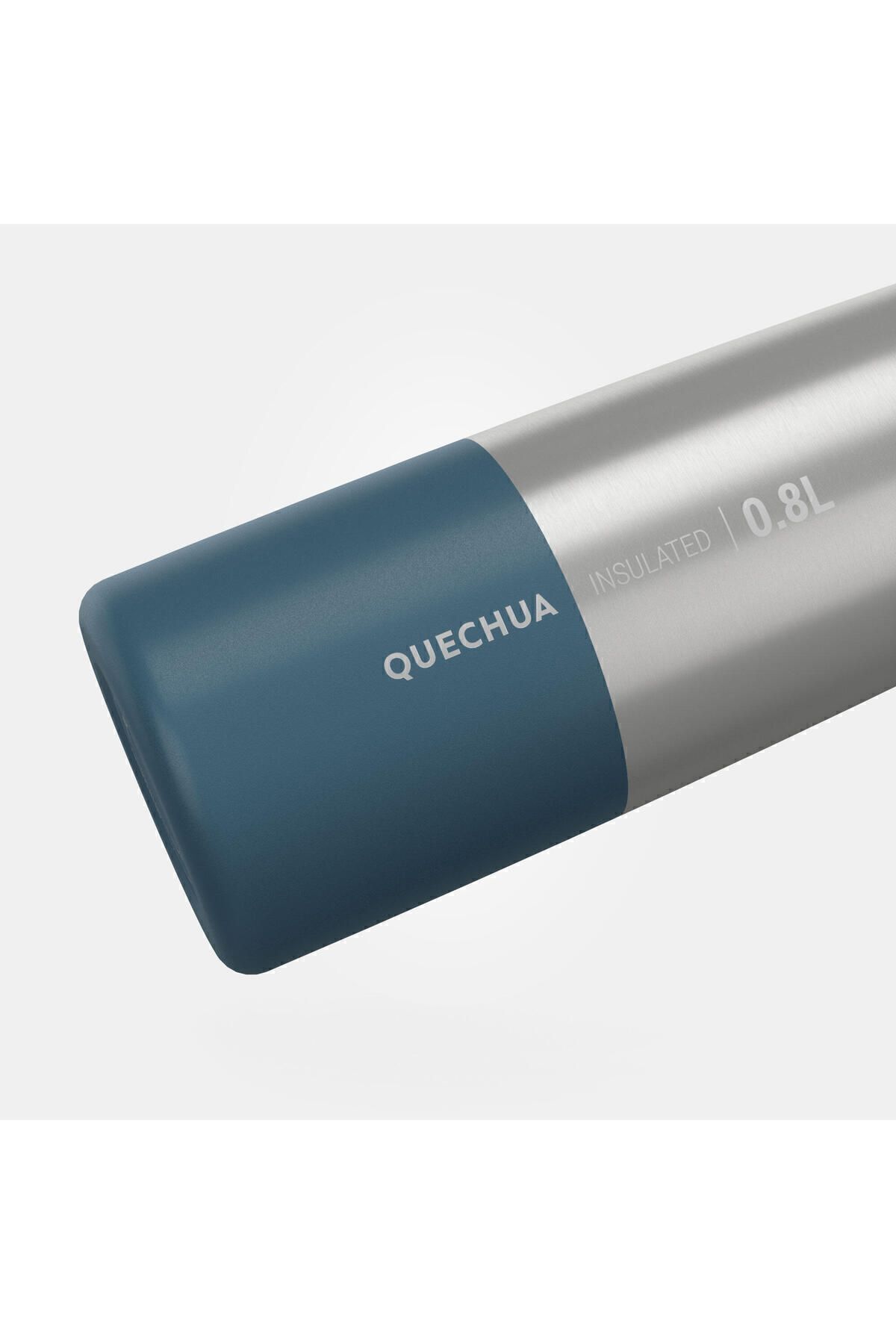 فلاسک آبی quechua Steel Thermos 0.8 L MH500 Decathlon