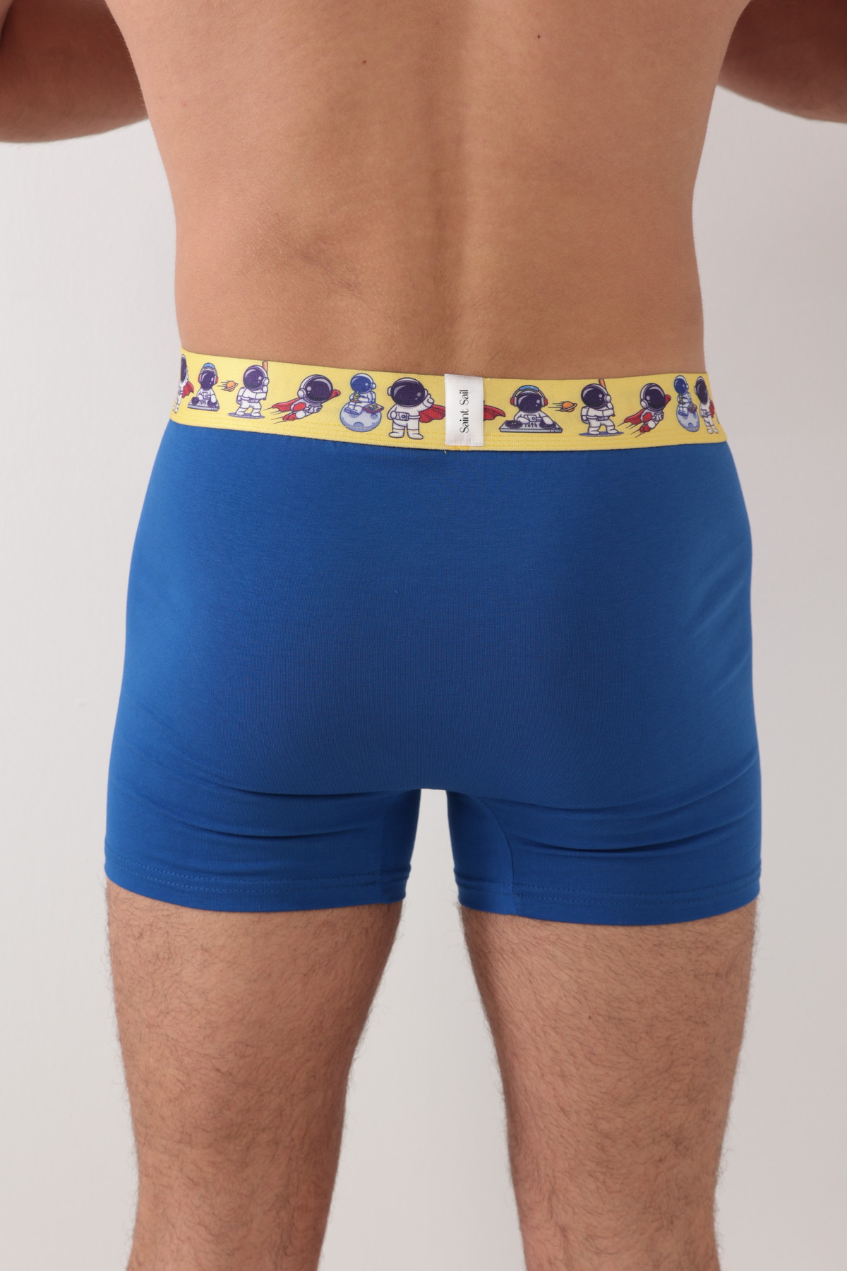 باکسر مردانه آبی Saint Sail | SSAILASTRO اورجینال - تصویر 5