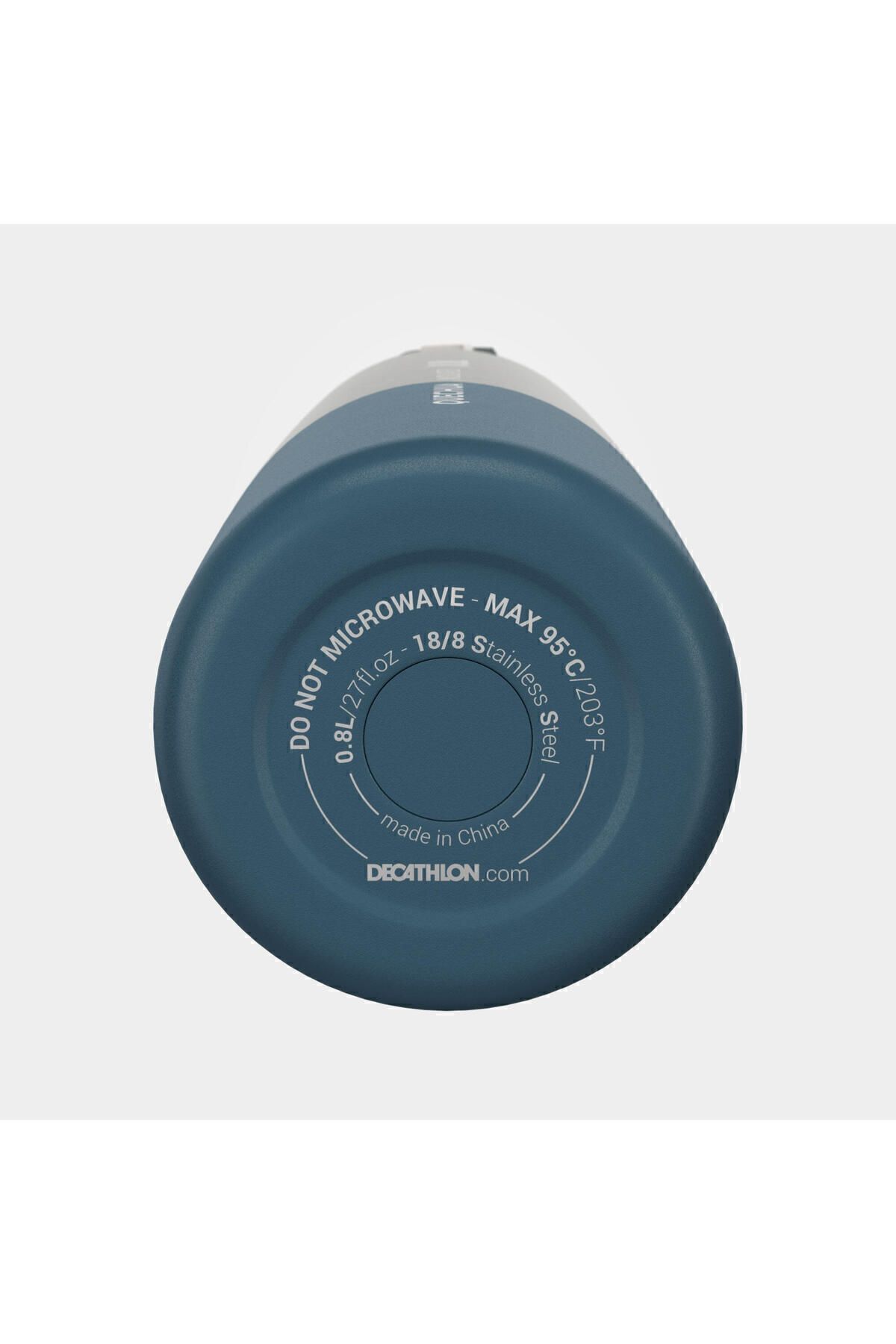 فلاسک آبی quechua Steel Thermos 0.8 L MH500 Decathlon