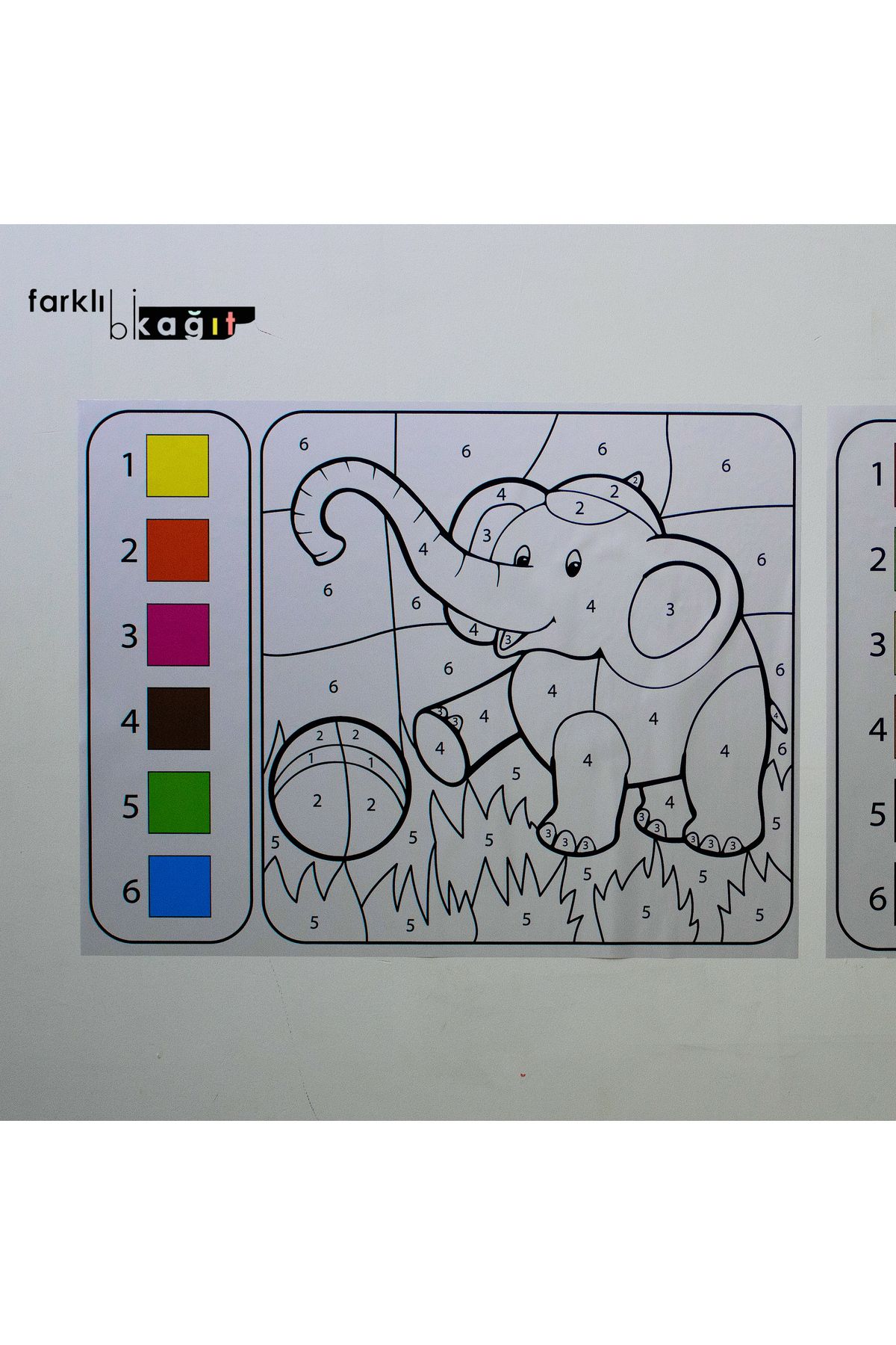 Farklı Bi Kağıt-STATIC PAPER WITH SELF-HOLDING FEATURE, PAINTING BY NUMBER 50X50cm 3
