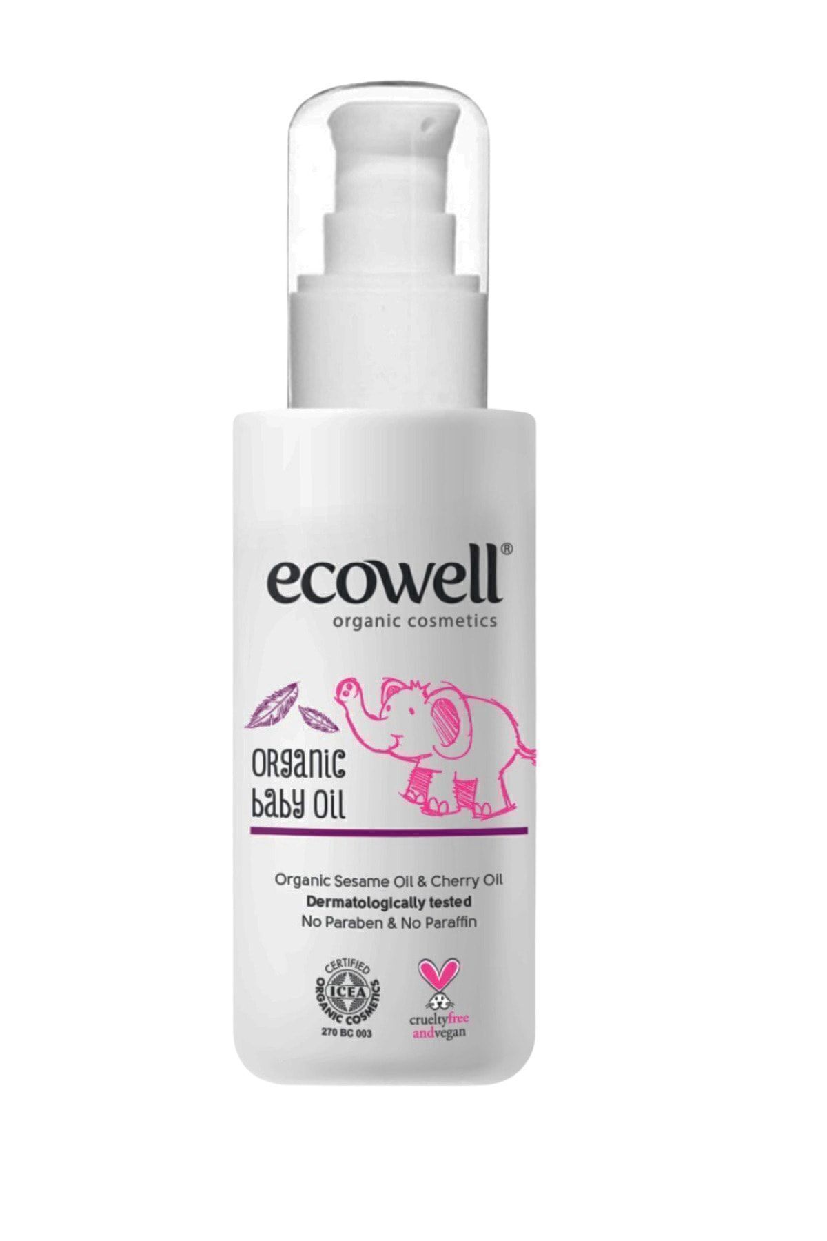 Ecowell Organik Bebek  Bebek Şampuanı + Bebe Yağı + Pişik Kremi fotoğrafı 3 (önizleme)