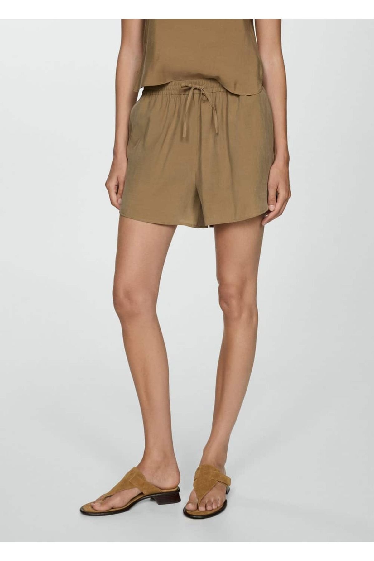 MANGO Woman-Modalshorts mit Bindedetail 4