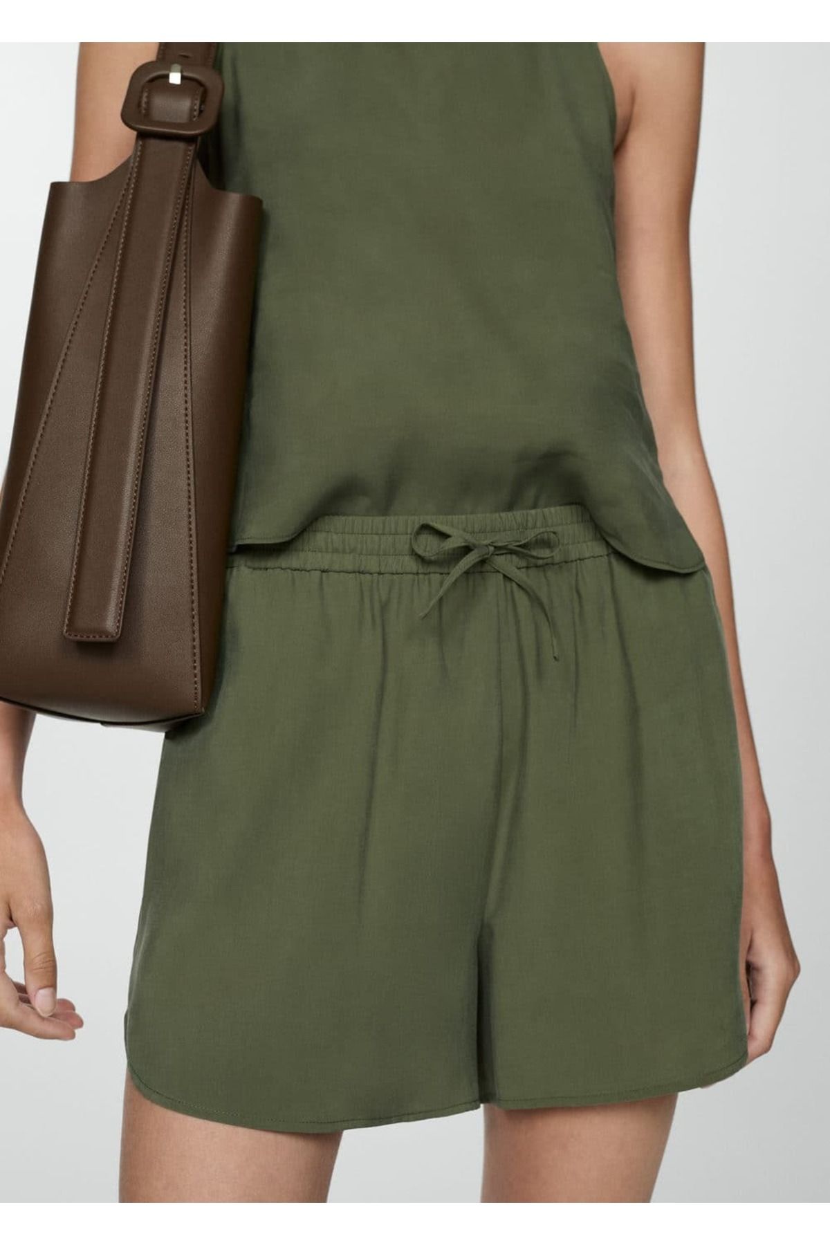 MANGO Woman-Modalshorts mit Bindedetail 5
