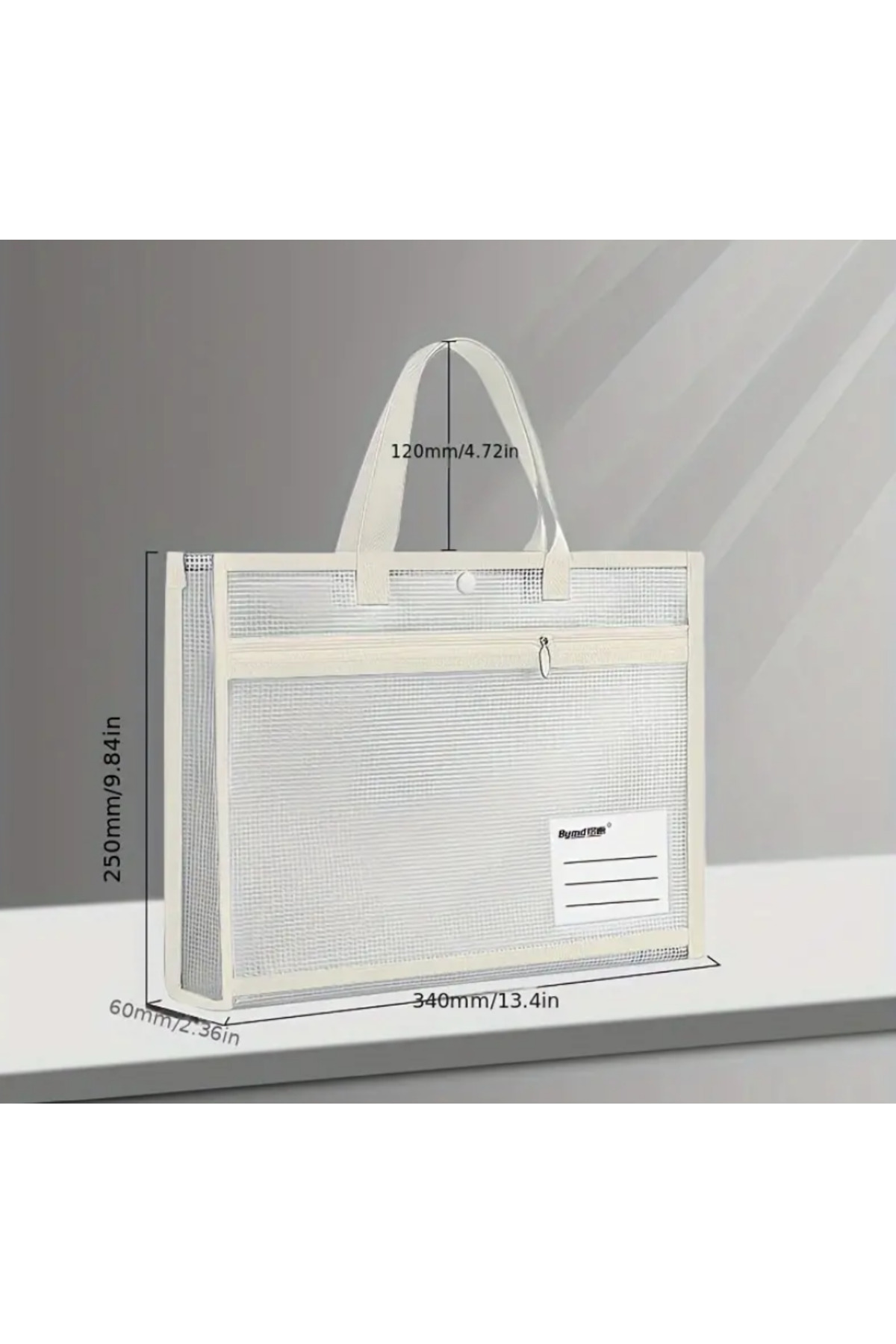 SYNOPE  Büyük Geniş Kapasiteli İsimlikli Kitap Dosya Ofis Okul Kurs Malzemeleri Taşıma Çantası Filesi