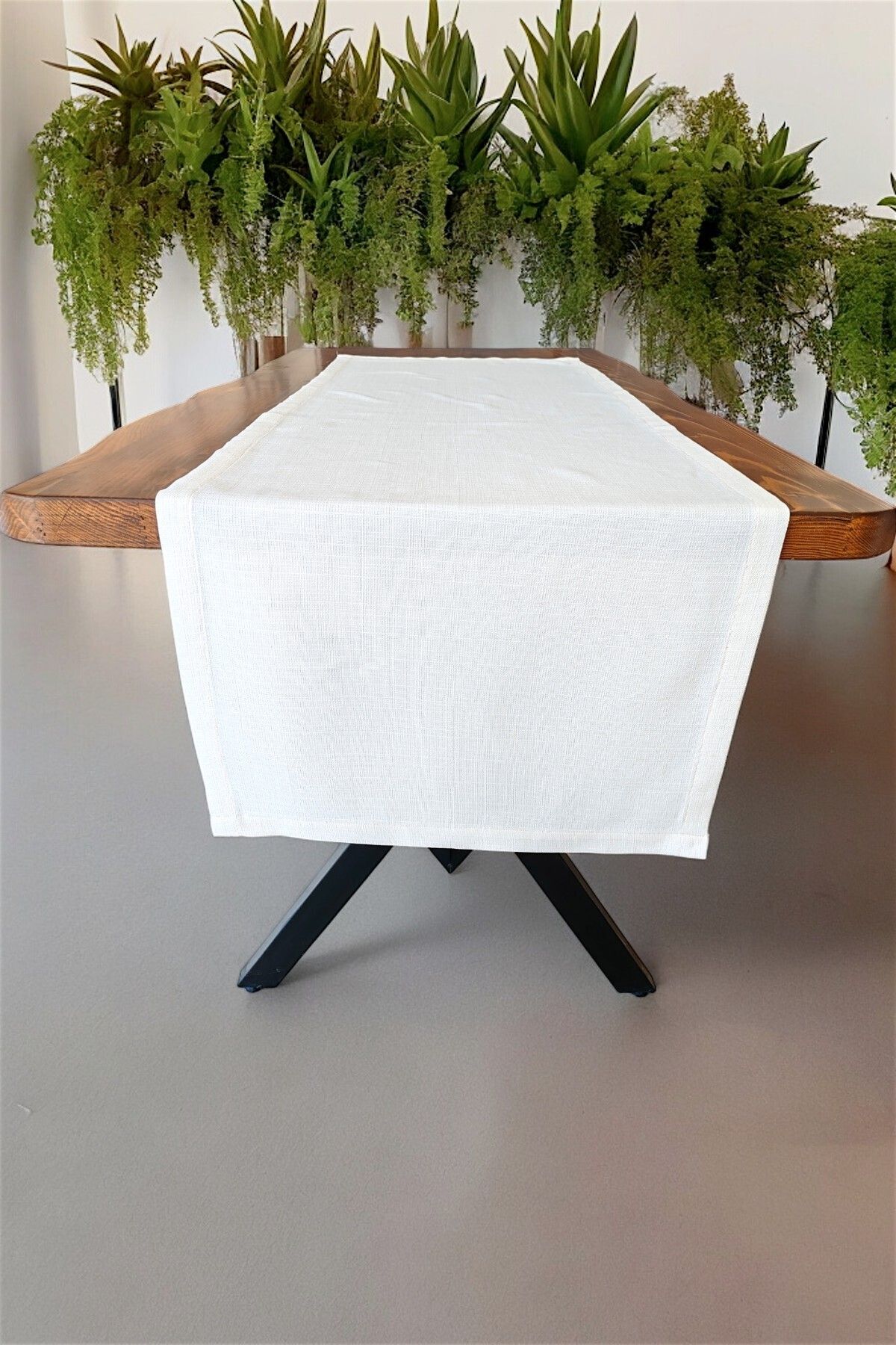 Soyoe Față De Masă Vintage Natural Runner - Serviciu American, 40x140 - One Size