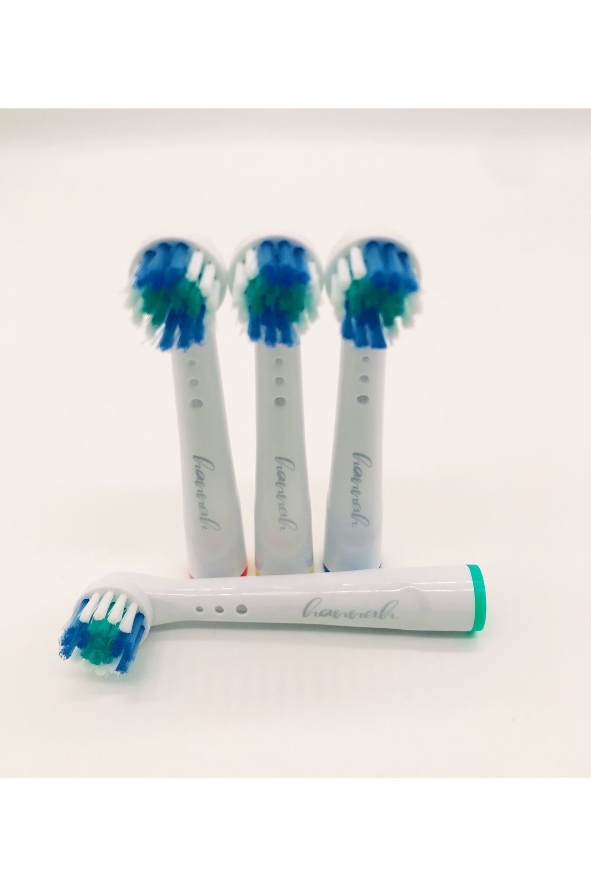 HANNAH Şarjlı Ve Pilli Diş Fırçası Başlığı 12 Adet Yedek Başlık Oral-b Uyumlu