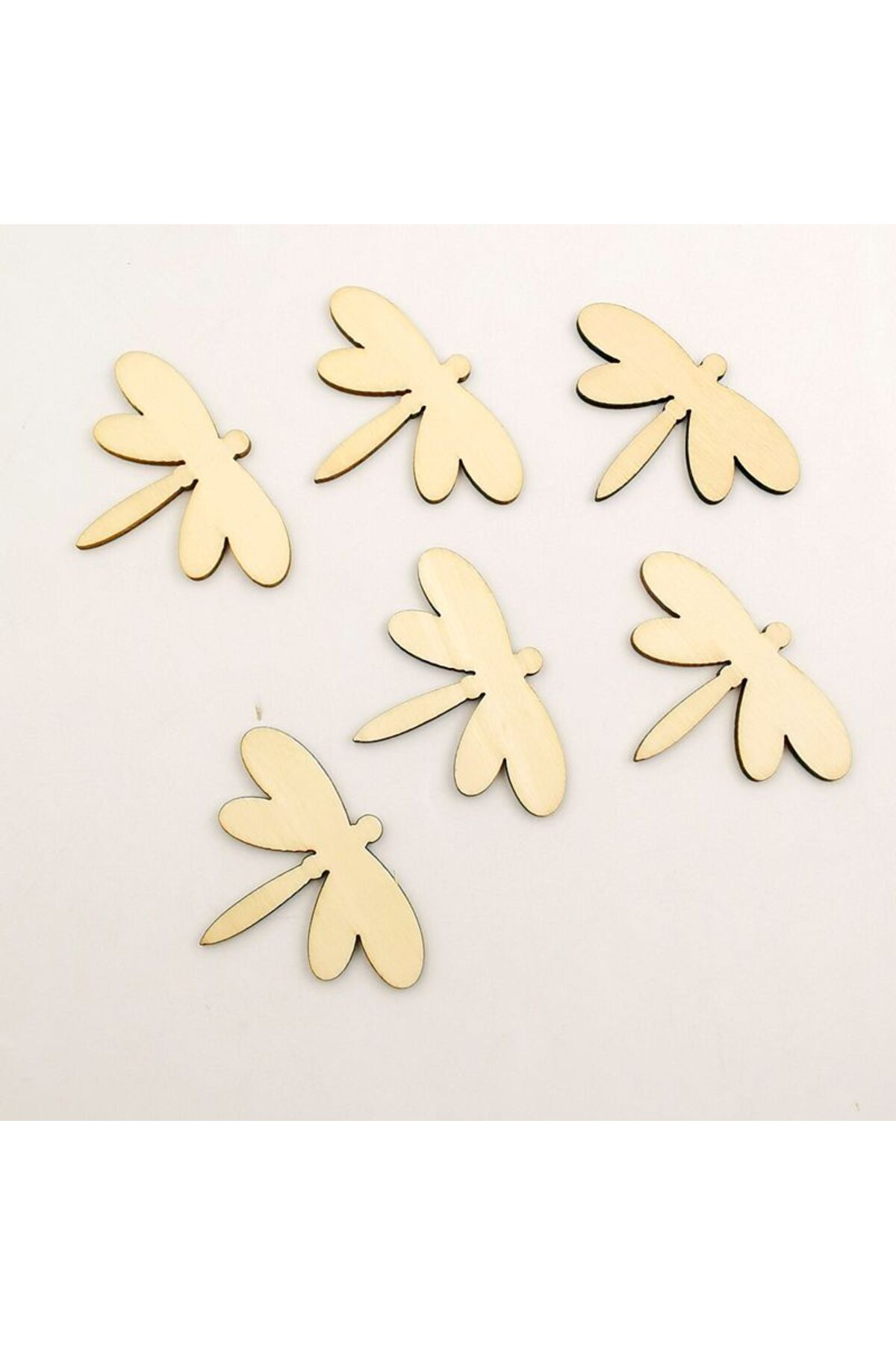Boyanabilir Ahşap Yusufcuk Kuşu 5x3,5 Cm 30 Adet 4
