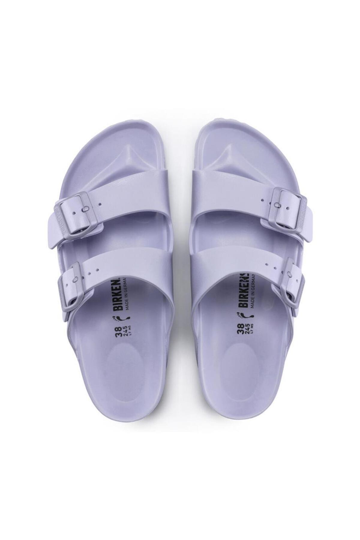 دمپایی بیرکن استاک زنانه اوا بنفش  راسته      کژوال/روزمره | Birkenstock TYC15A742FCF8A3C60 AL - تصویر 3