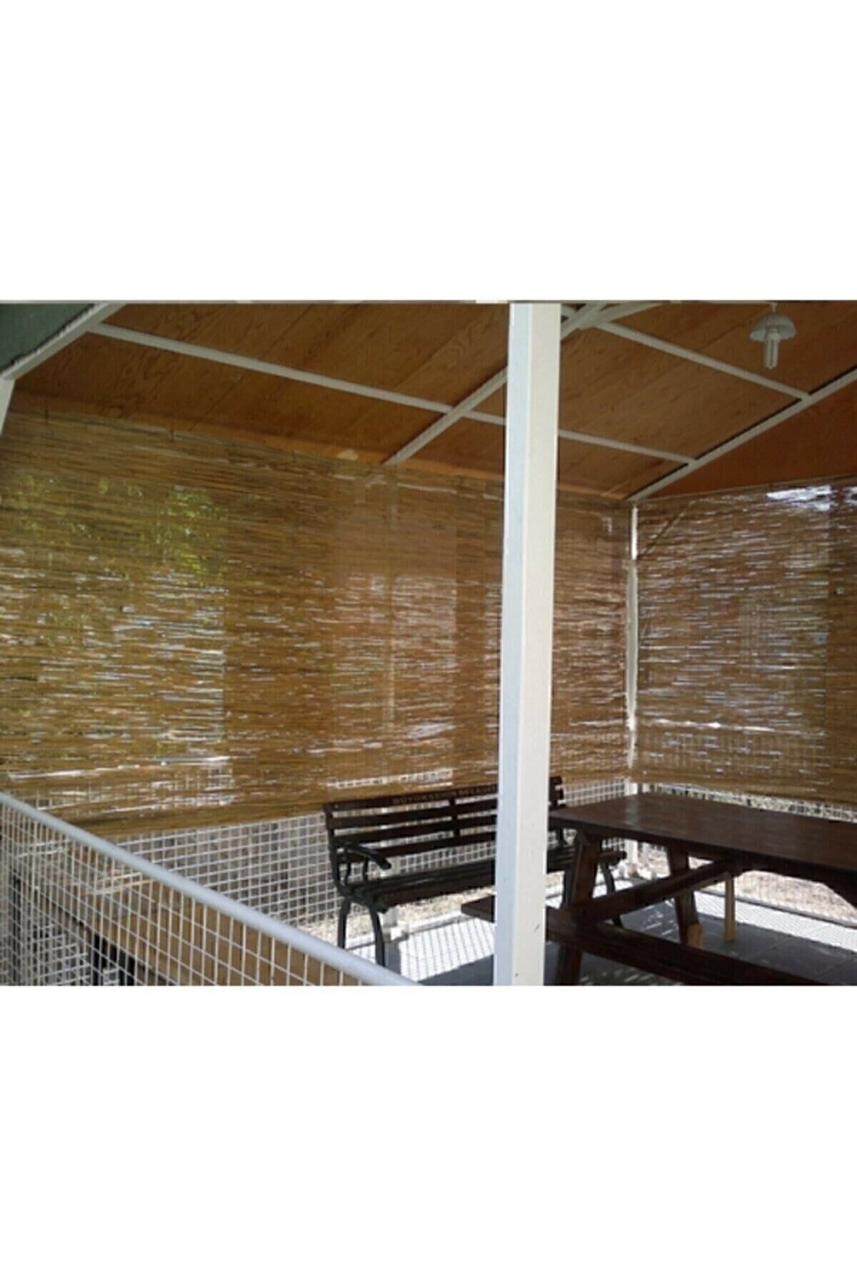 Kamış Çit Kamış Hasır Kamış Bambu 1*5 Metre Gölgelik Doğal Kamış Hasır Çit- Gölgelik- Rüzgar Perdesi 5