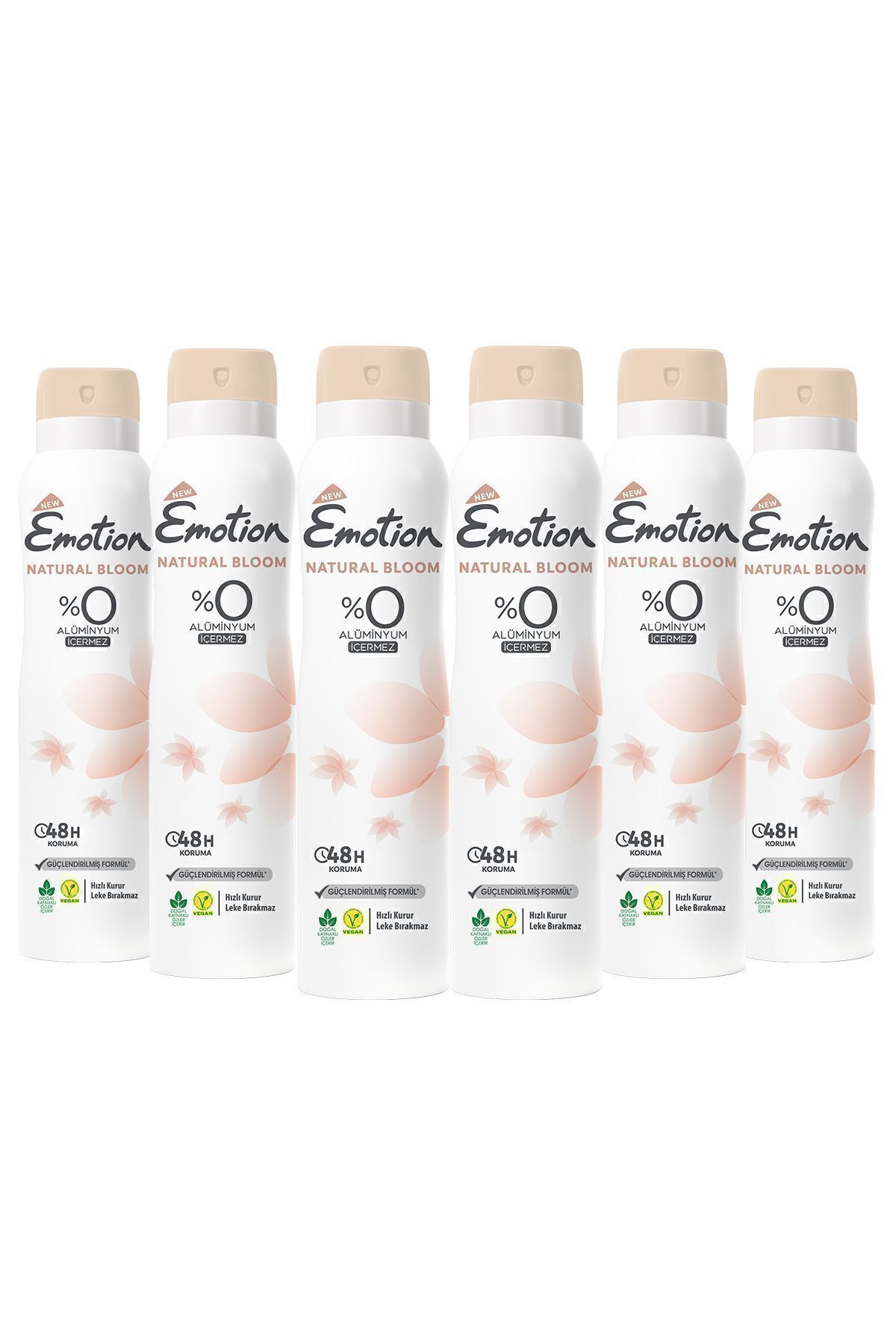 دئودورانت زنانه بلوم طبیعی 6x150ml Emotion