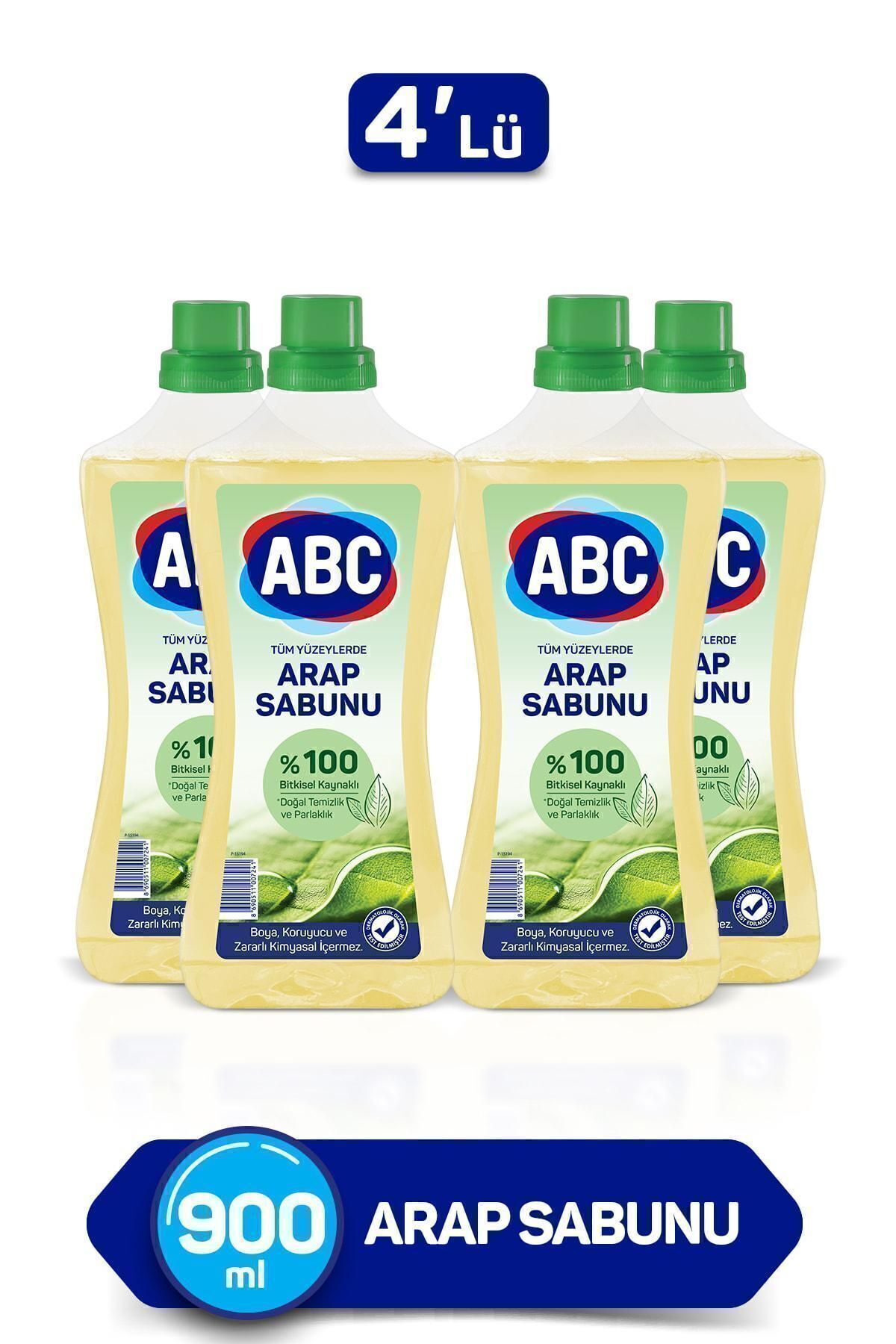 ABC Arap Sabunu 900 ml 4'lü
