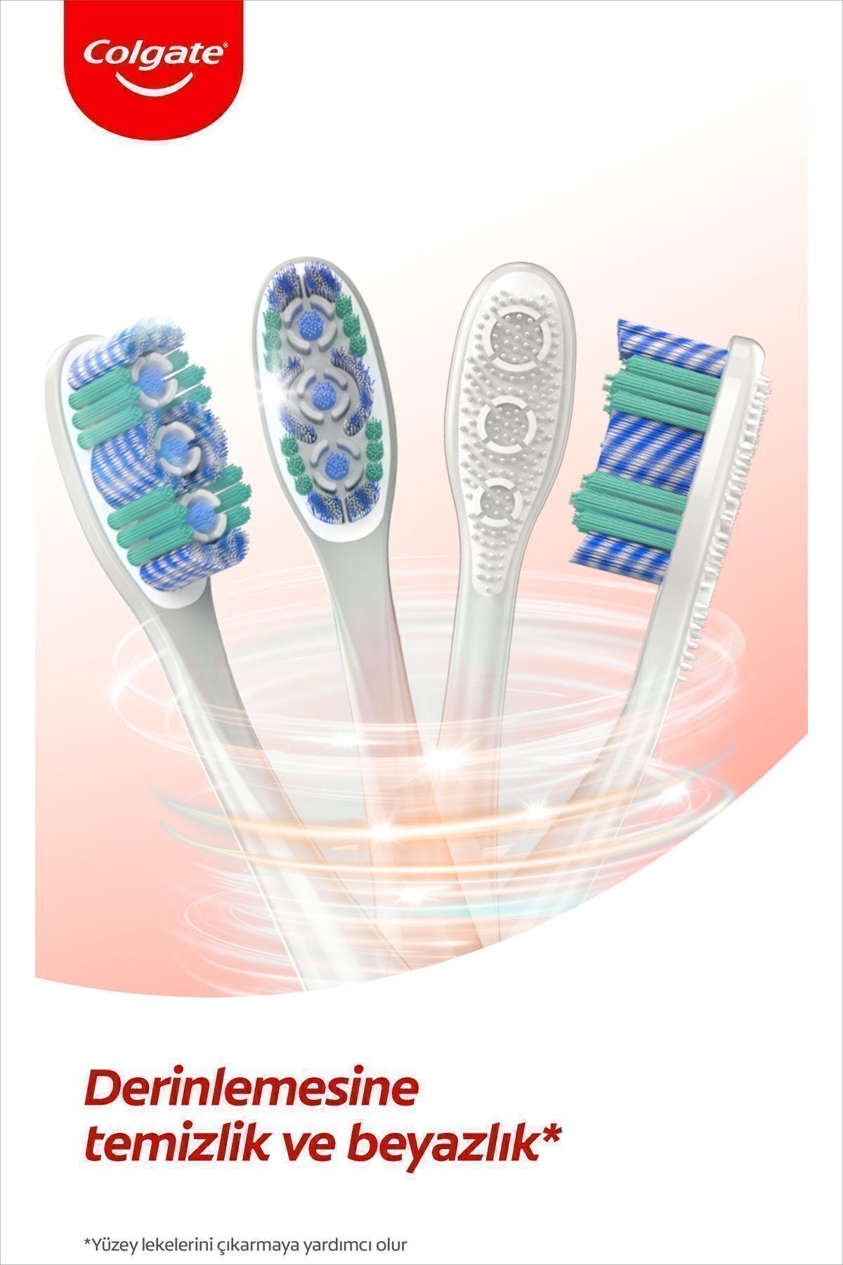 Colgate-360 Optical White Medium Whitening Toothbrush with Tongue and Cheek Cleaner 1+1 8