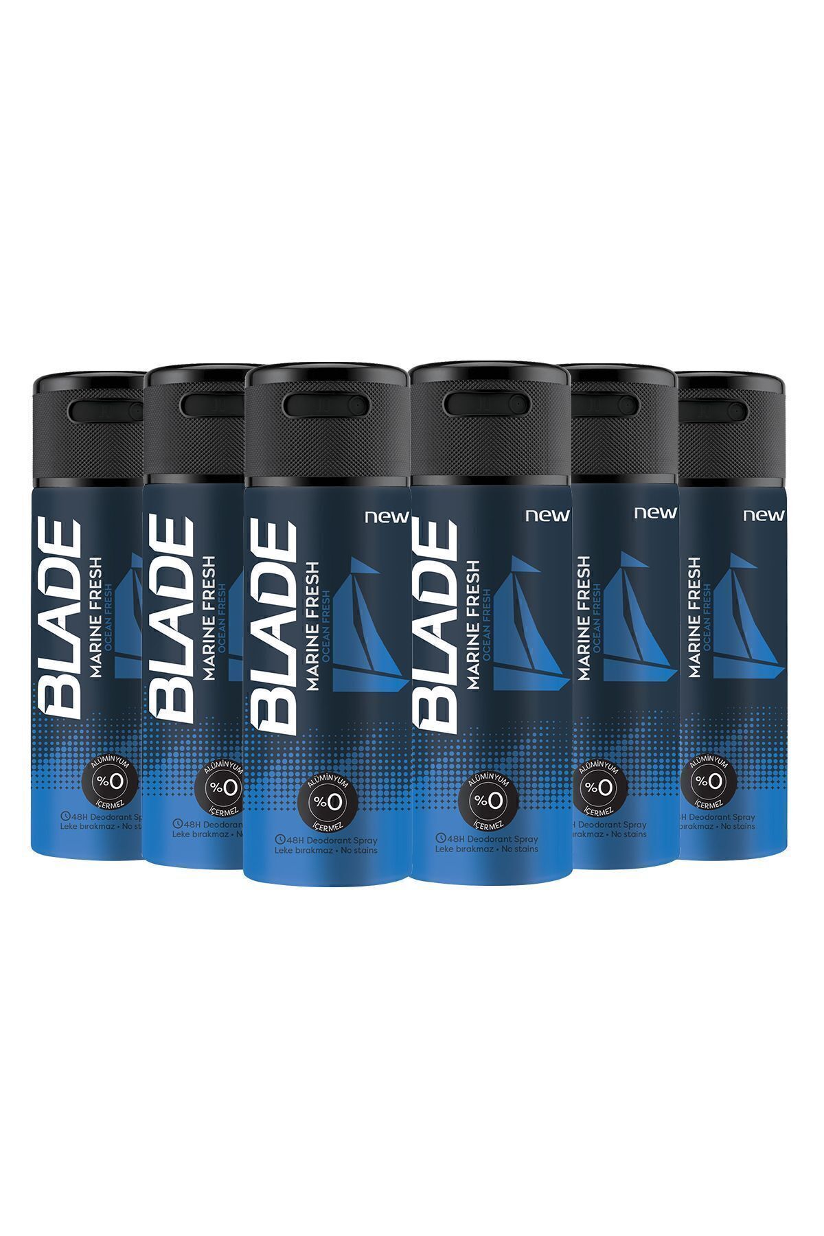 دئودورانت مردانه Marine Fresh 6x150ml Blade