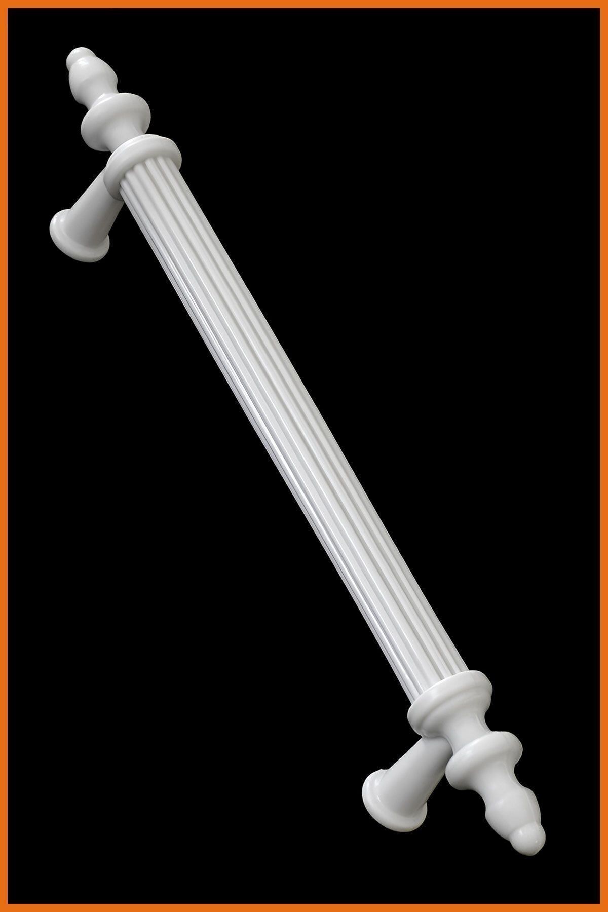 Badem10-(PLASTIC HARD) Polavit 160 Mm Mâner Mobilier alb Sertar de bucătărie Mâner dulap Mâner Mâner 5 buc 7