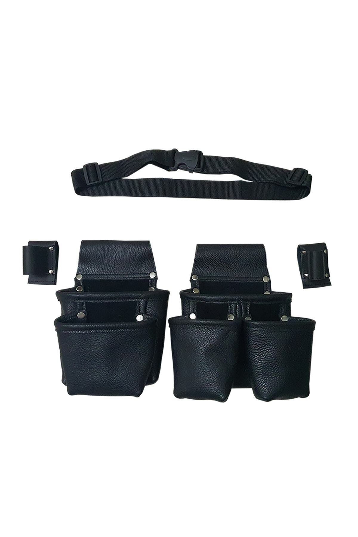 AFİ TEKSTİL Hakiki Deri Usta Çivi Montaj Önlüğü Extra Kalın Deri Profesyonellerin Tercihi