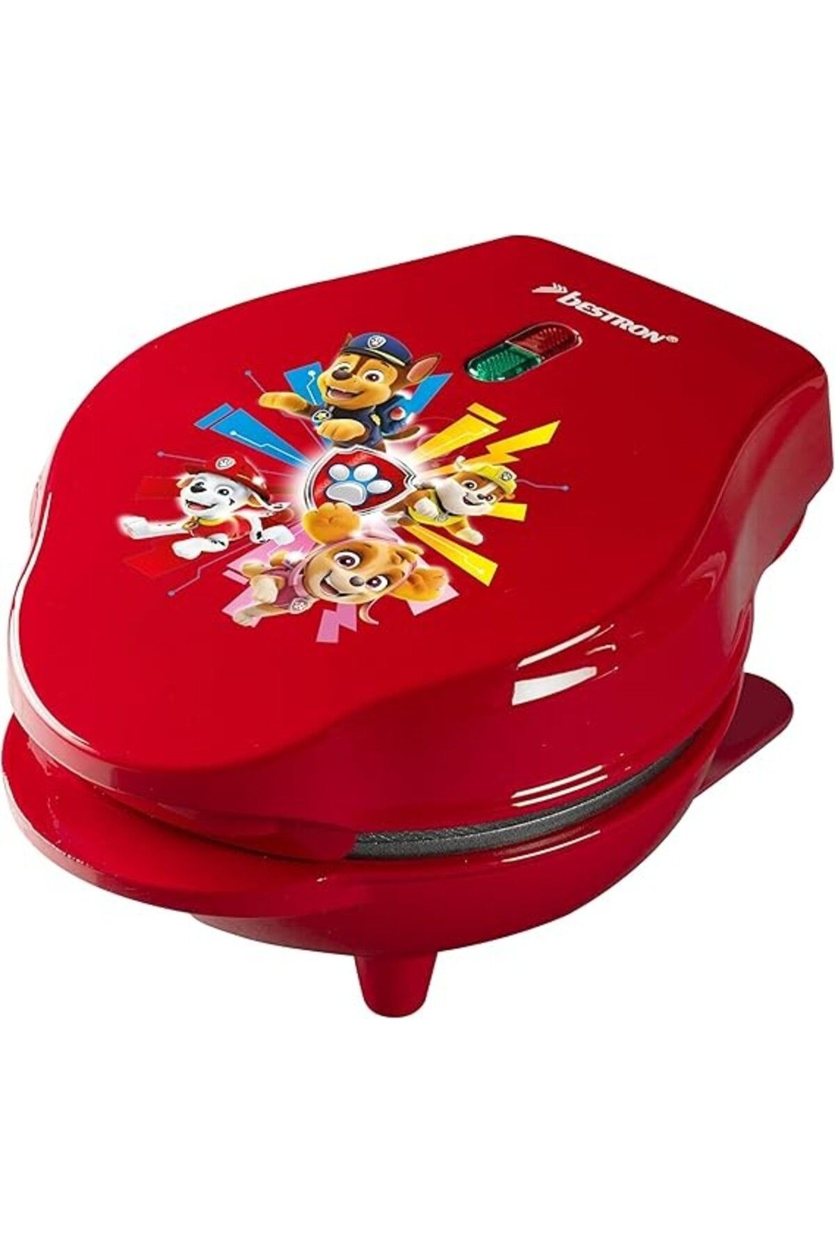 bestron Tasarımlı Mini Waffle Makinesi,550W, Çocuklar için, Pişirme Işığı ile,10 cm Çapında
