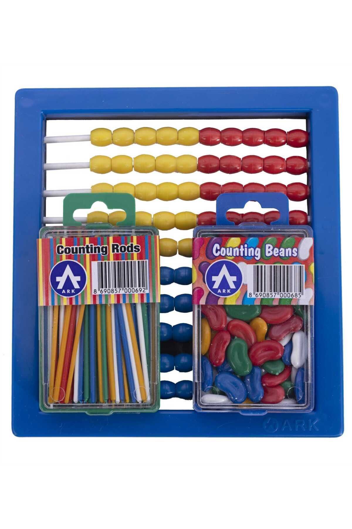 Ark-Primary School Set of 3 Abacus + Counting Sticks + Counting Beans 5